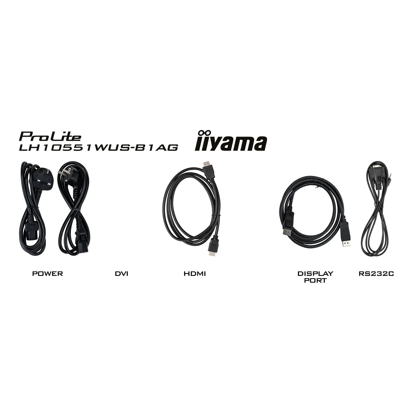 iiyama LH10551UWS-B1AG Écran d'affichage dynamique Écran plat de signalisation numérique 2,67 m (105") LED 500 cd/m² UltraWide 5K HD Noir 24/7