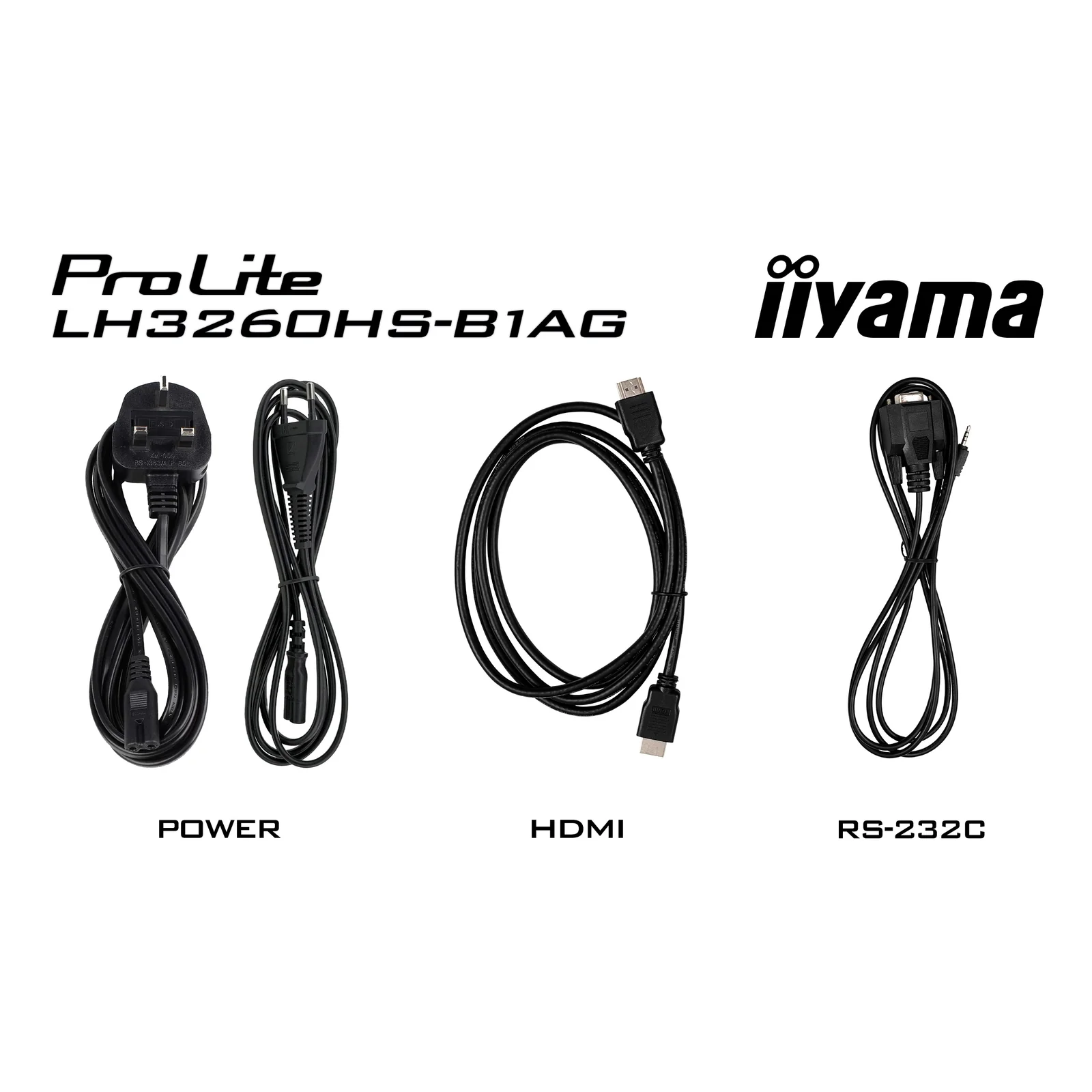 iiyama LH3260HS-B1AG Écran d'affichage dynamique Carte A numérique 80 cm (31.5") LED Wifi 500 cd/m² Full HD Noir Intégré dans le processeur Android 11 24/7