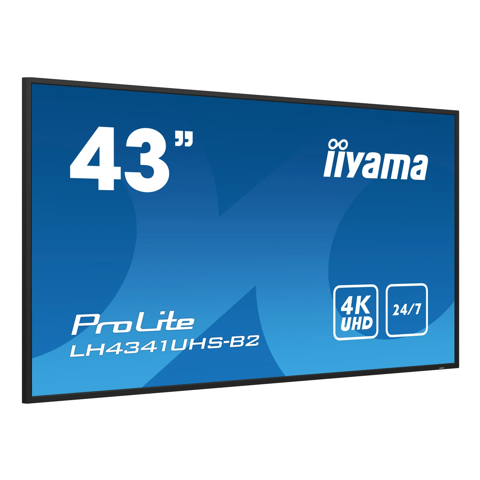 iiyama LH4341UHS-B2 Écran d'affichage dynamique 108 cm (42.5") LCD 500 cd/m² 4K Ultra HD Intégré dans le processeur Android 8.0 24/7