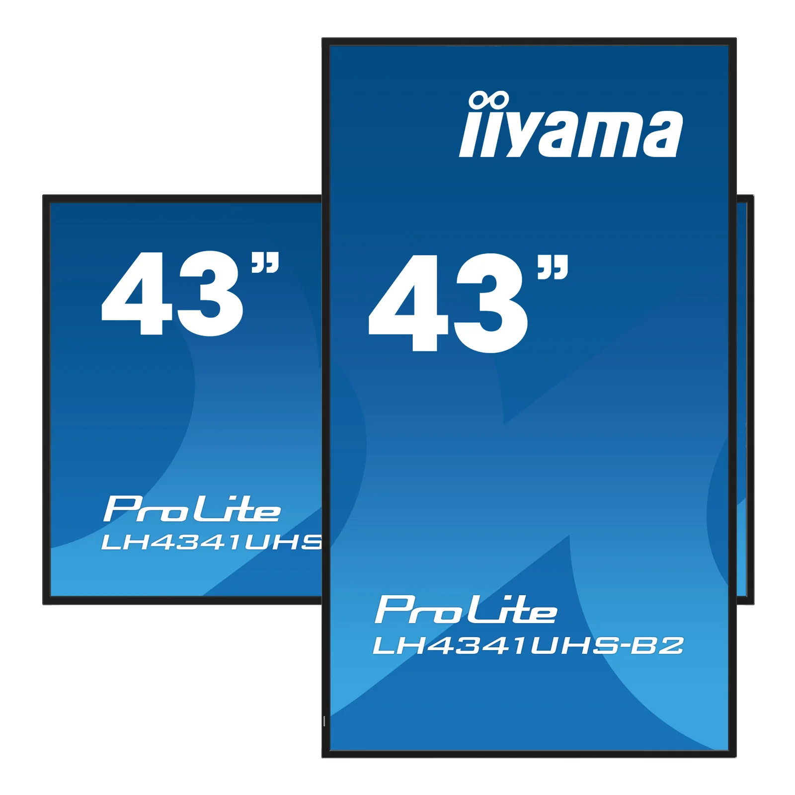 iiyama LH4341UHS-B2 Écran d'affichage dynamique 108 cm (42.5") LCD 500 cd/m² 4K Ultra HD Intégré dans le processeur Android 8.0 24/7