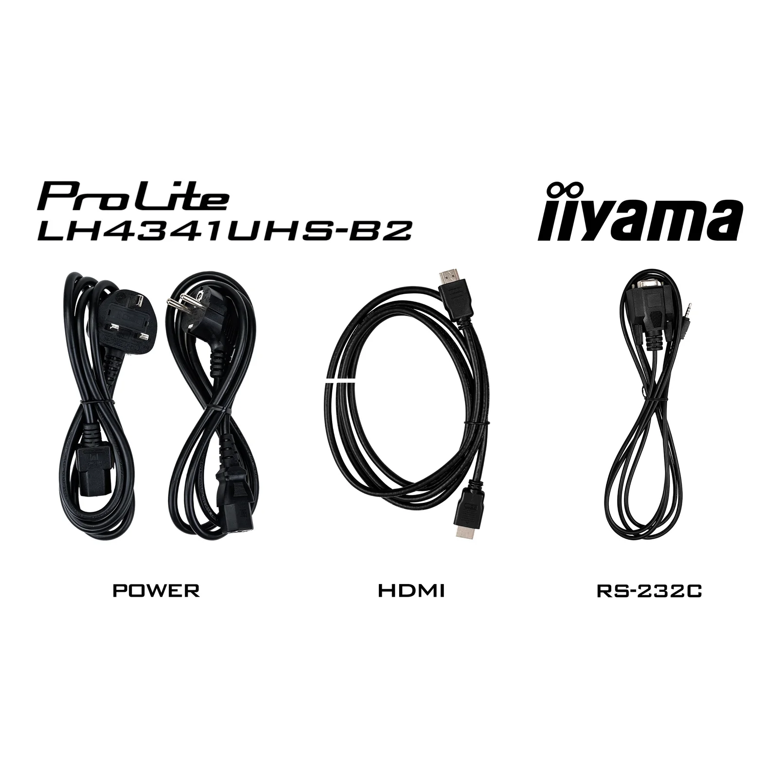 iiyama LH4341UHS-B2 Écran d'affichage dynamique 108 cm (42.5") LCD 500 cd/m² 4K Ultra HD Intégré dans le processeur Android 8.0 24/7