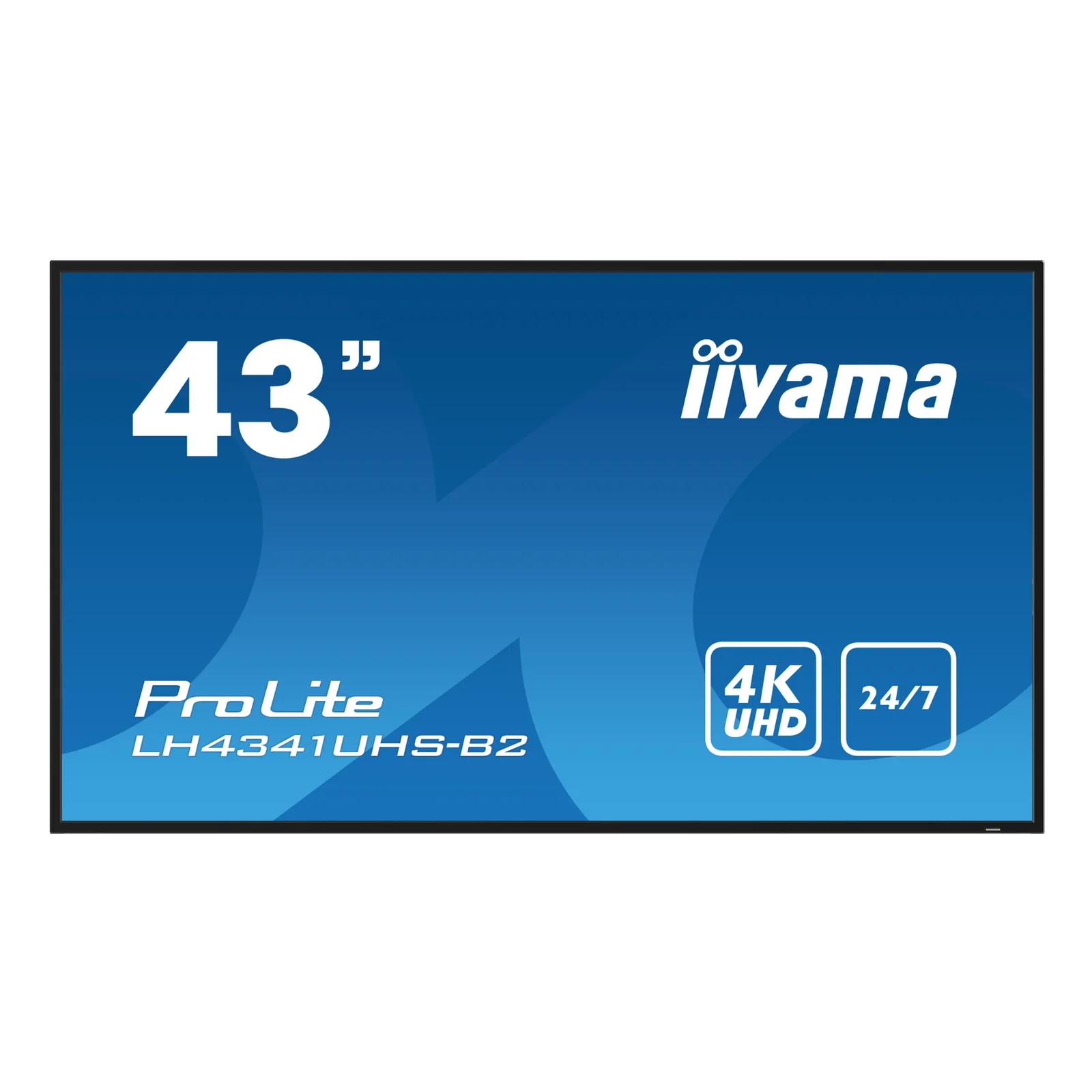iiyama LH4341UHS-B2 Écran d'affichage dynamique 108 cm (42.5") LCD 500 cd/m² 4K Ultra HD Intégré dans le processeur Android 8.0 24/7