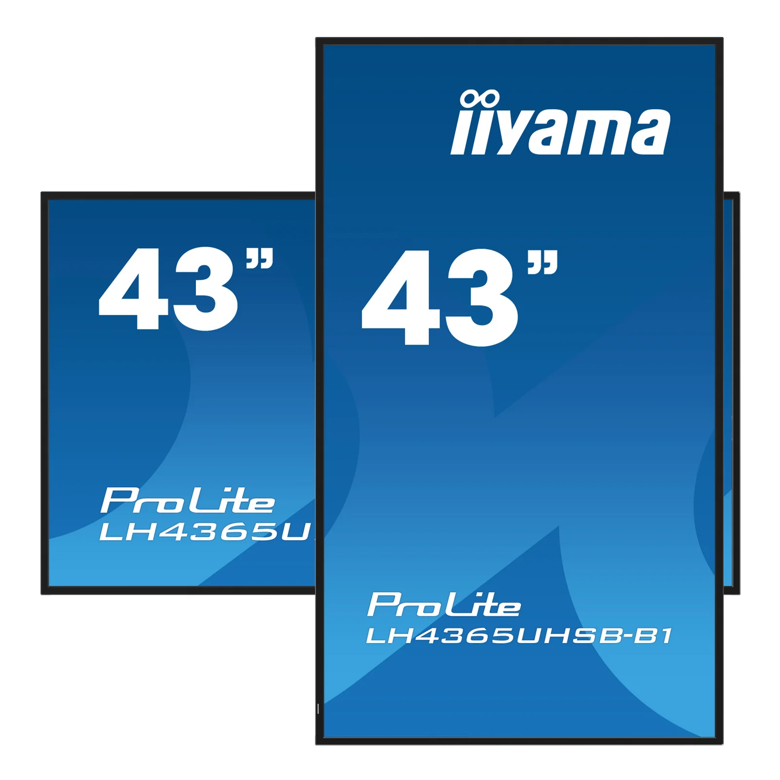 iiyama LH4365UHSB-B1 Écran d'affichage dynamique En forme de kiosk 108 cm (42.5") LED Wifi 800 cd/m² 4K Ultra HD Noir Intégré dans le processeur Android 11 24/7