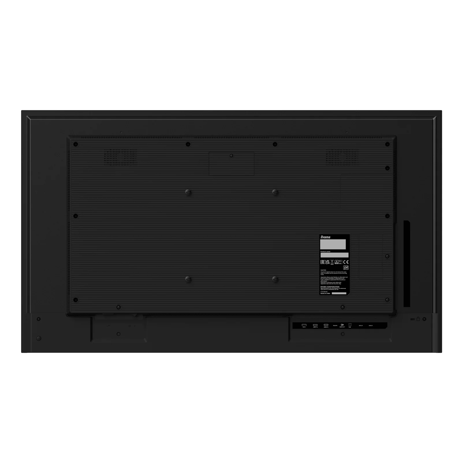 iiyama LH4365UHSB-B1 Écran d'affichage dynamique En forme de kiosk 108 cm (42.5") LED Wifi 800 cd/m² 4K Ultra HD Noir Intégré dans le processeur Android 11 24/7