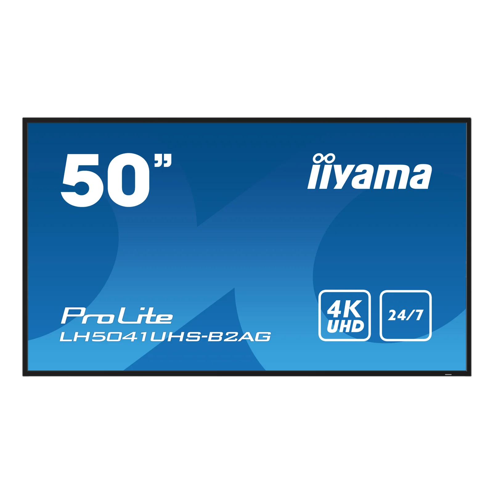 iiyama LH5041UHS-B2AG Écran d'affichage dynamique Écran plat de signalisation numérique 127 cm (50") LCD 500 cd/m² 4K Ultra HD Noir 24/7