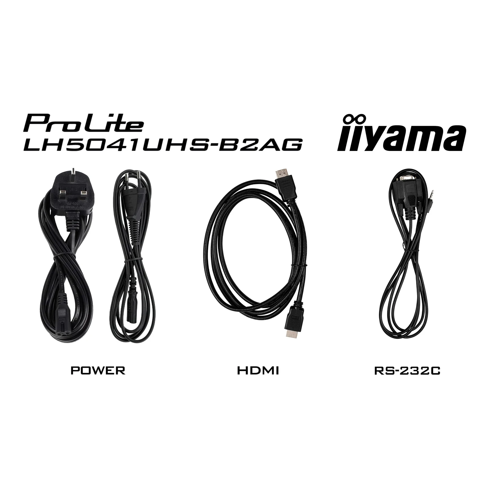 iiyama LH5041UHS-B2AG Écran d'affichage dynamique Écran plat de signalisation numérique 127 cm (50") LCD 500 cd/m² 4K Ultra HD Noir 24/7