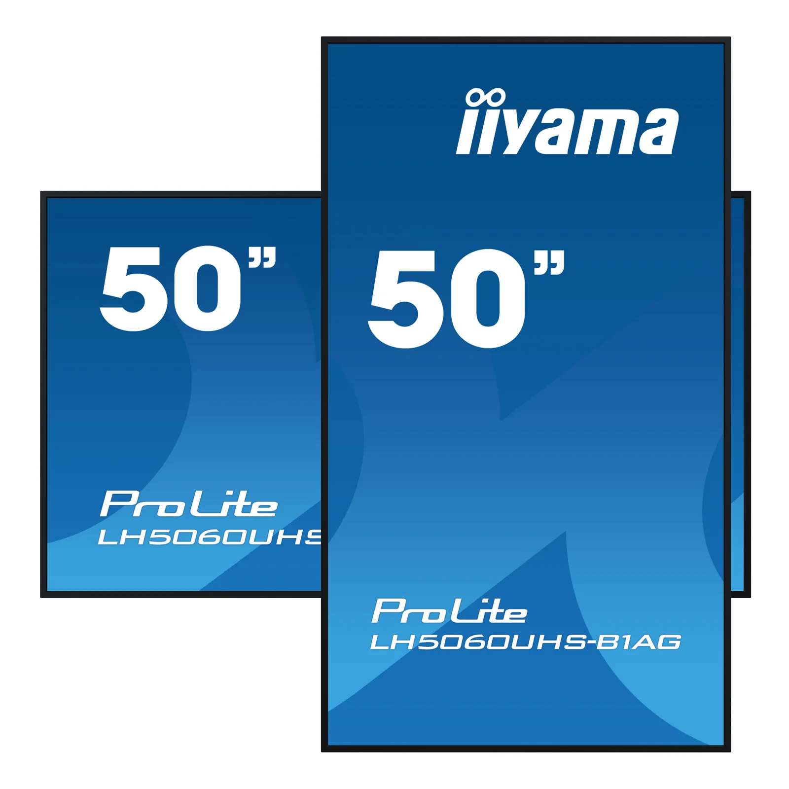 iiyama LH5060UHS-B1AG Écran d'affichage dynamique Carte A numérique 125,7 cm (49.5") LED Wifi 500 cd/m² 4K Ultra HD Noir Intégré dans le processeur Android 11 24/7