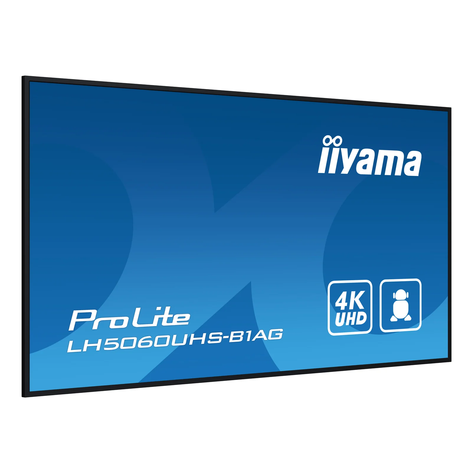 iiyama LH5060UHS-B1AG Écran d'affichage dynamique Carte A numérique 125,7 cm (49.5") LED Wifi 500 cd/m² 4K Ultra HD Noir Intégré dans le processeur Android 11 24/7