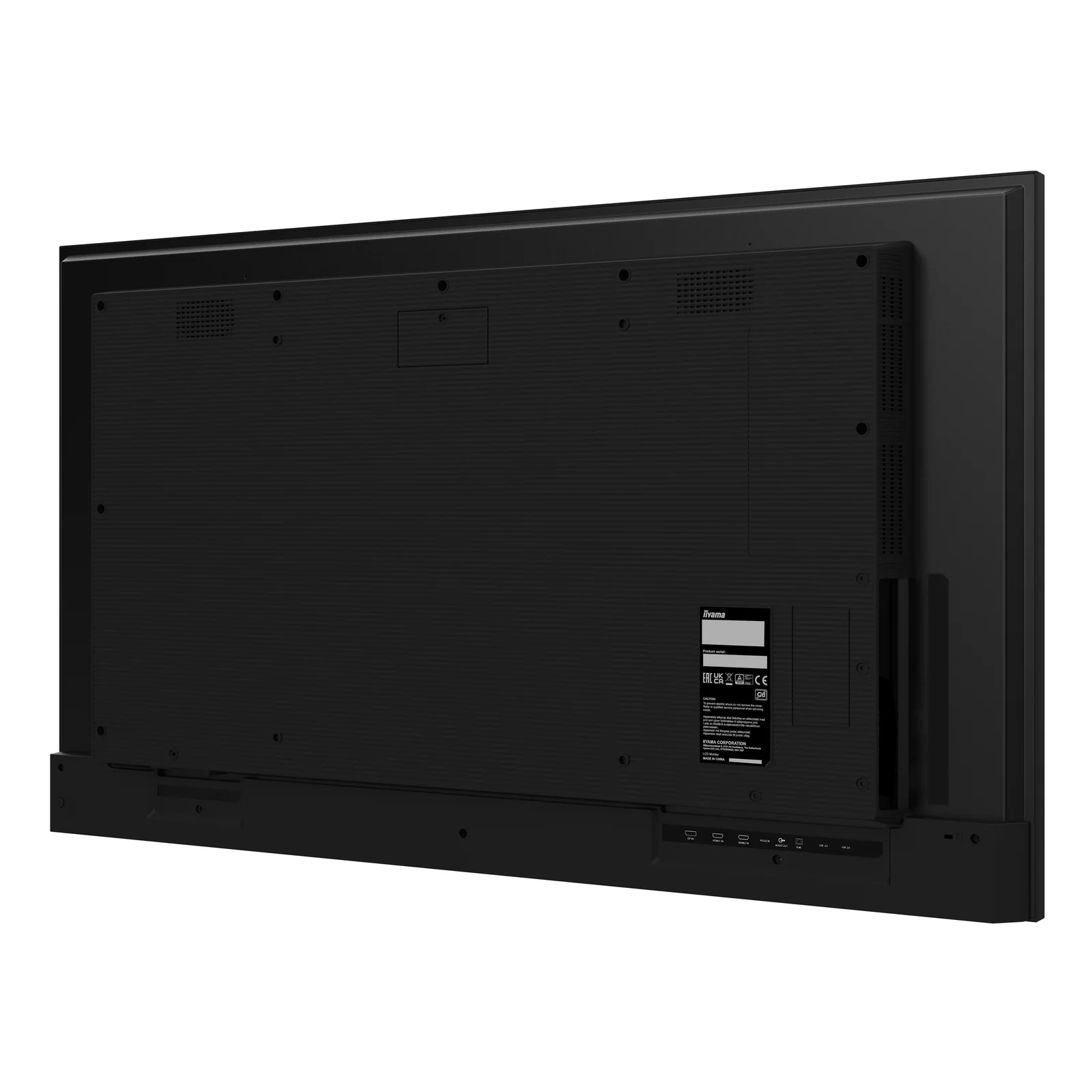 iiyama LH5065UHSB-B1AG Écran d'affichage dynamique Écran plat de signalisation numérique 125,7 cm (49.5") LCD Wifi 800 cd/m² 4K Ultra HD Noir Intégré dans le processeur Android 11 24/7