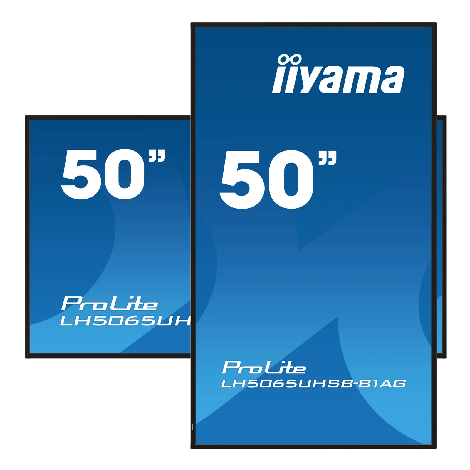 iiyama LH5065UHSB-B1AG Écran d'affichage dynamique Écran plat de signalisation numérique 125,7 cm (49.5") LCD Wifi 800 cd/m² 4K Ultra HD Noir Intégré dans le processeur Android 11 24/7
