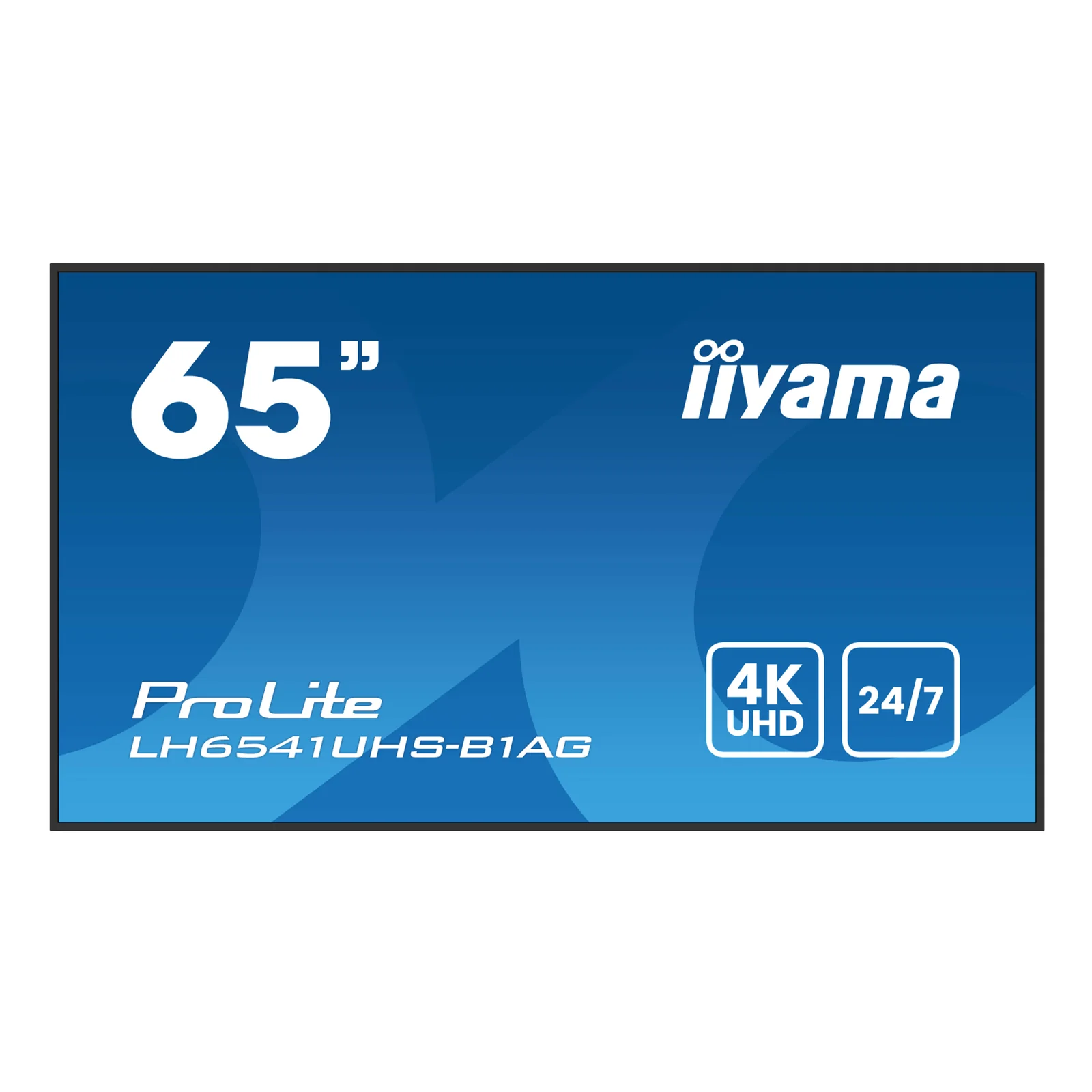 iiyama LH6541UHS-B1AG Écran d'affichage dynamique 163,8 cm (64.5") LCD 500 cd/m² 4K Ultra HD Noir 24/7