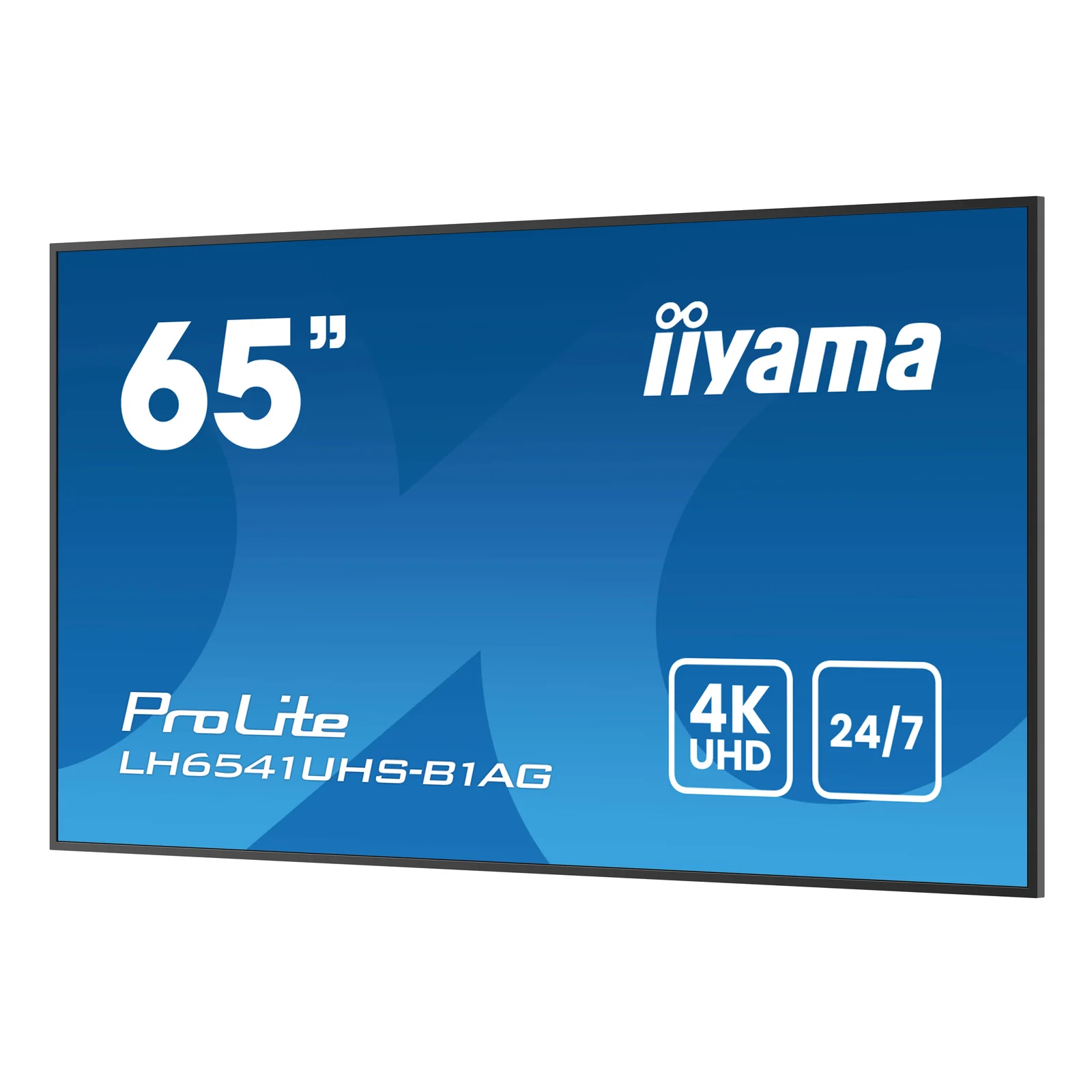 iiyama LH6541UHS-B1AG Écran d'affichage dynamique 163,8 cm (64.5") LCD 500 cd/m² 4K Ultra HD Noir 24/7