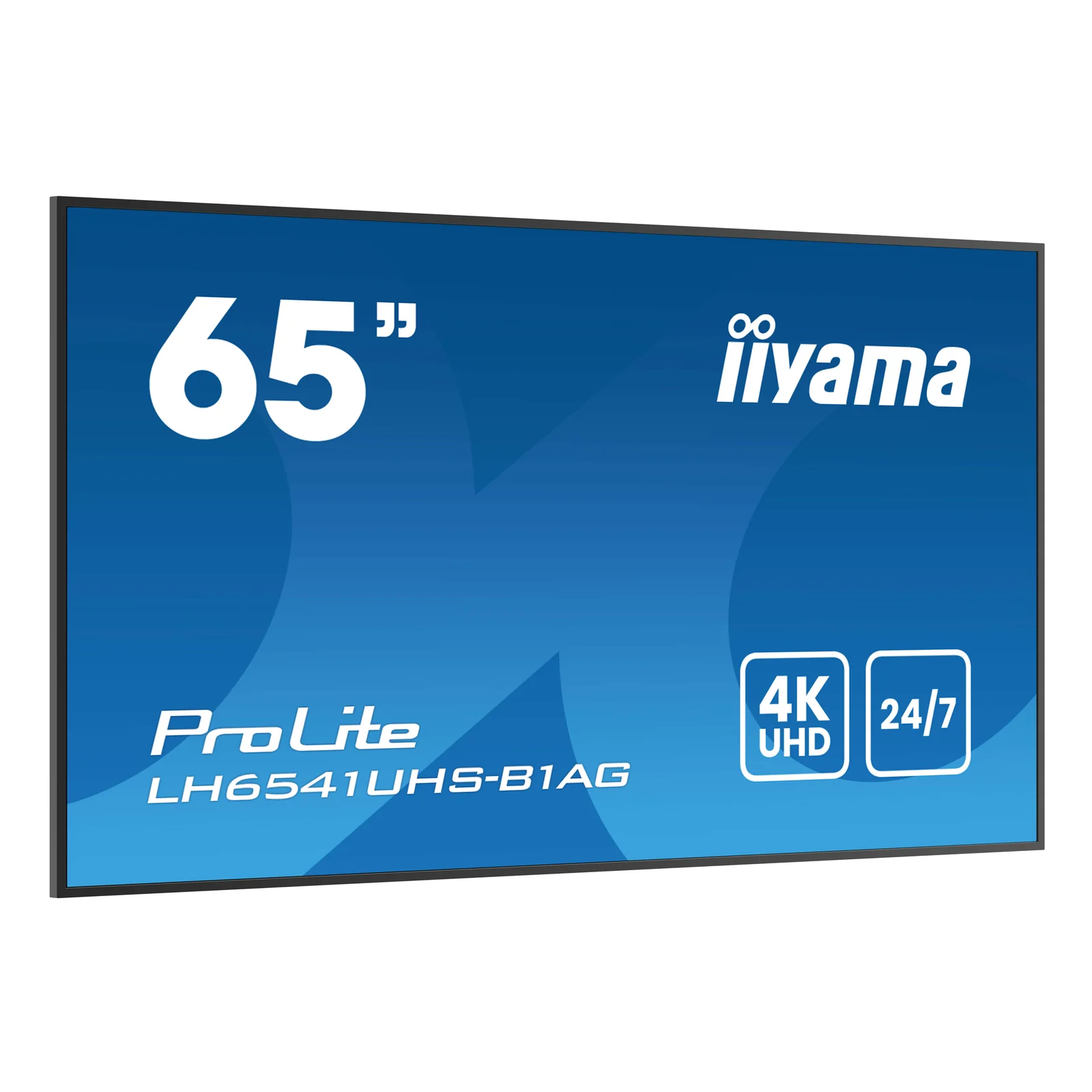 iiyama LH6541UHS-B1AG Écran d'affichage dynamique 163,8 cm (64.5") LCD 500 cd/m² 4K Ultra HD Noir 24/7