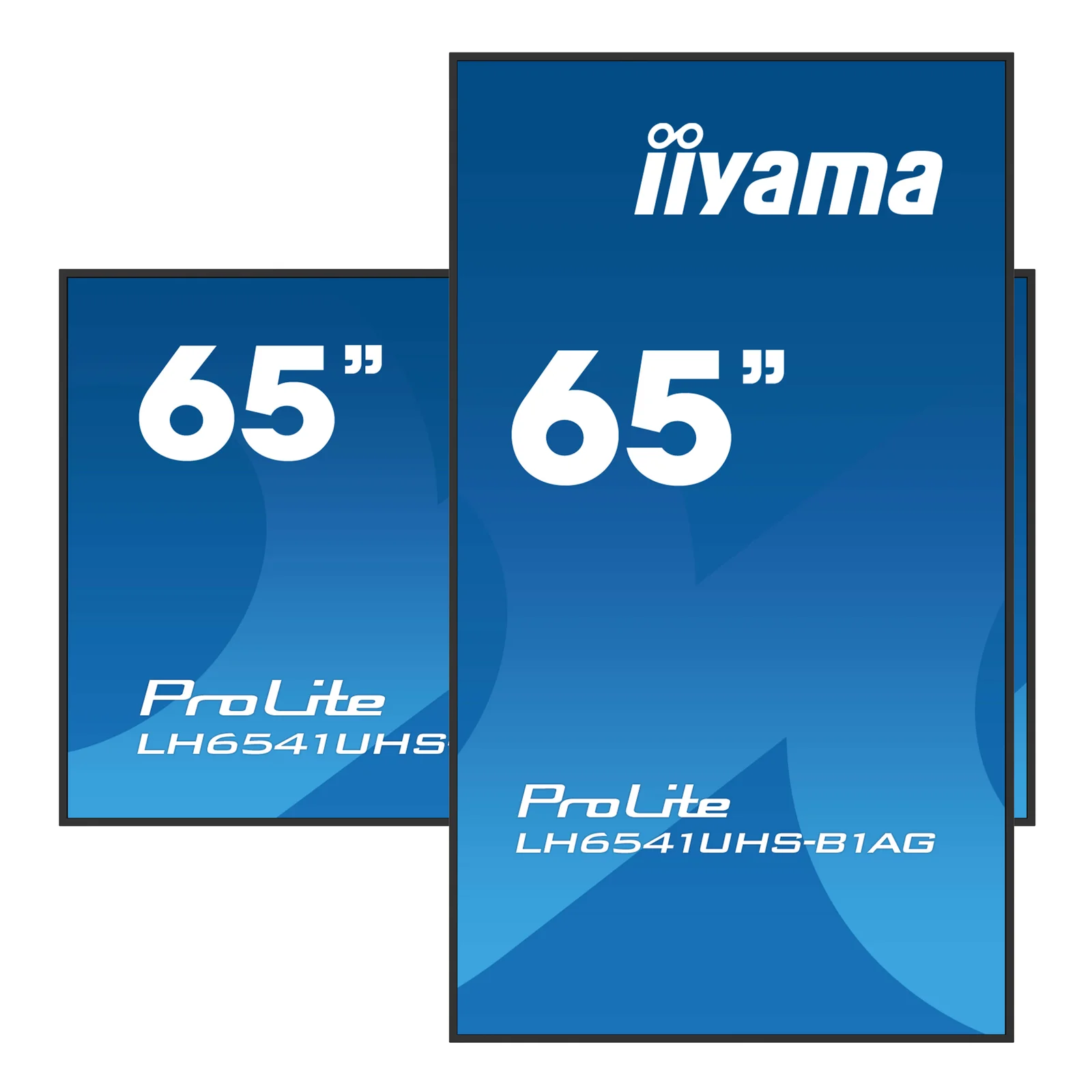 iiyama LH6541UHS-B1AG Écran d'affichage dynamique 163,8 cm (64.5") LCD 500 cd/m² 4K Ultra HD Noir 24/7