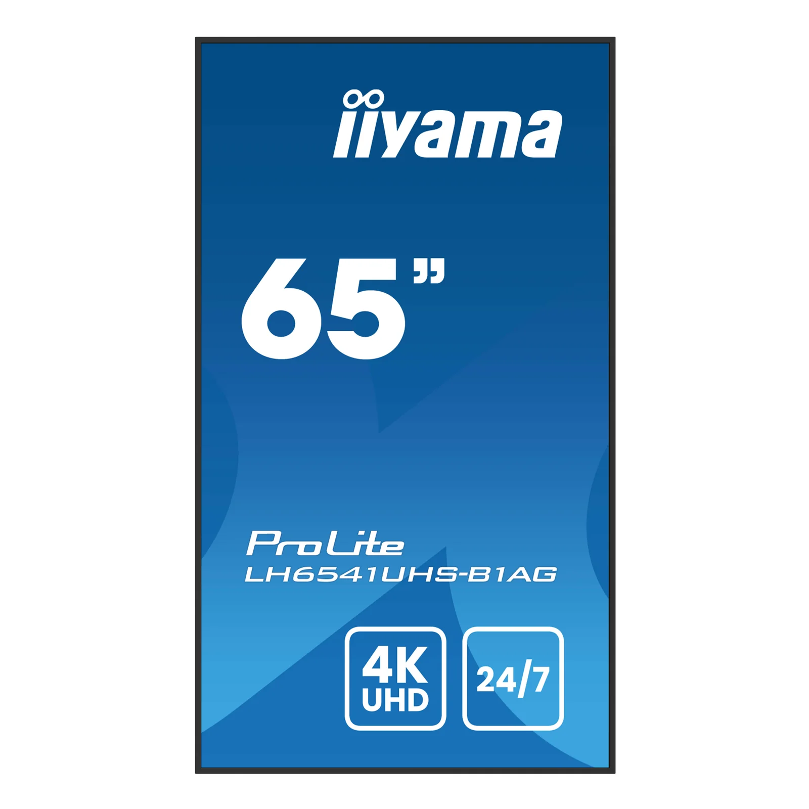 iiyama LH6541UHS-B1AG Écran d'affichage dynamique 163,8 cm (64.5") LCD 500 cd/m² 4K Ultra HD Noir 24/7