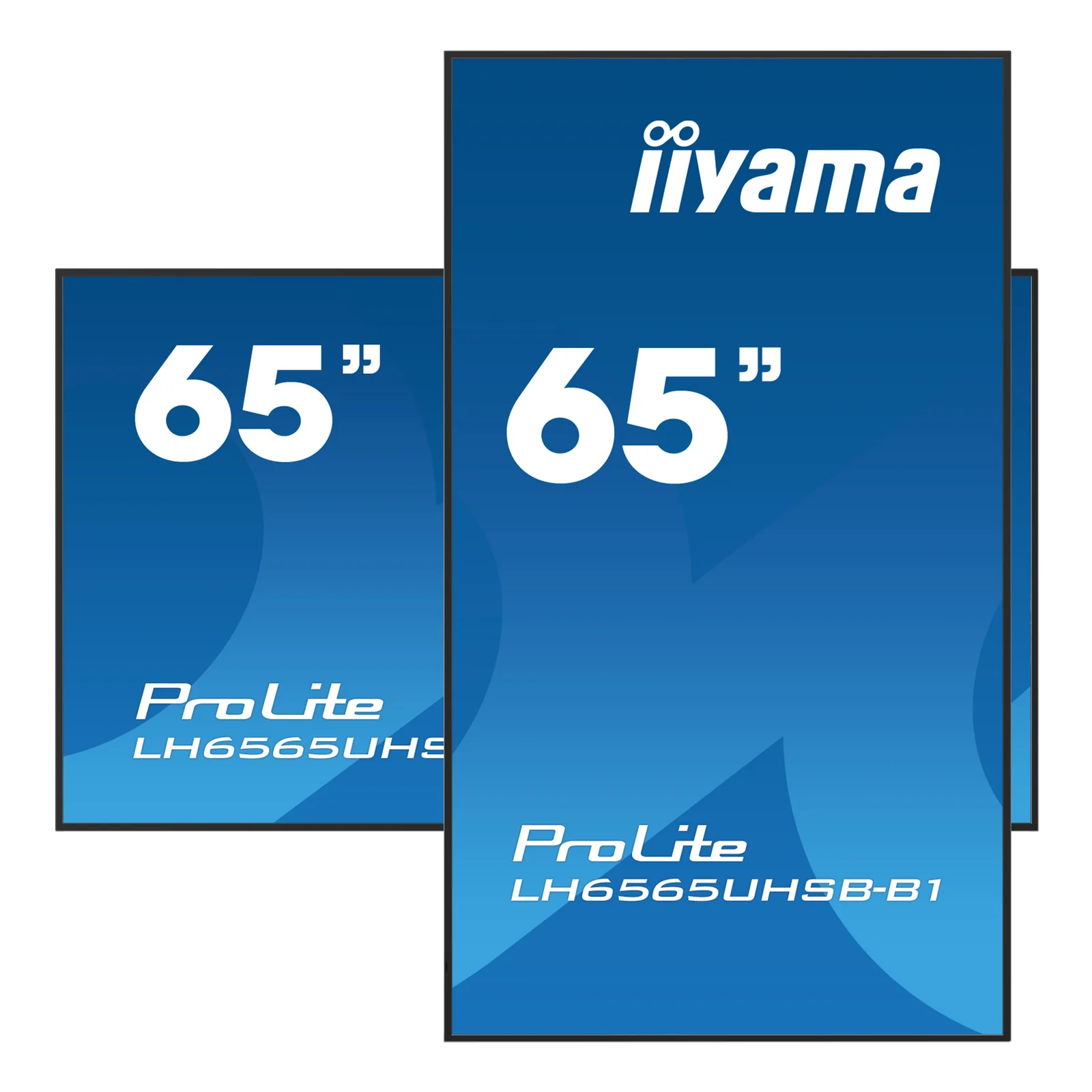 iiyama LH6565UHSB-B1 Écran d'affichage dynamique En forme de kiosk 163,8 cm (64.5") LED Wifi 800 cd/m² 4K Ultra HD Noir Intégré dans le processeur Android 11 24/7