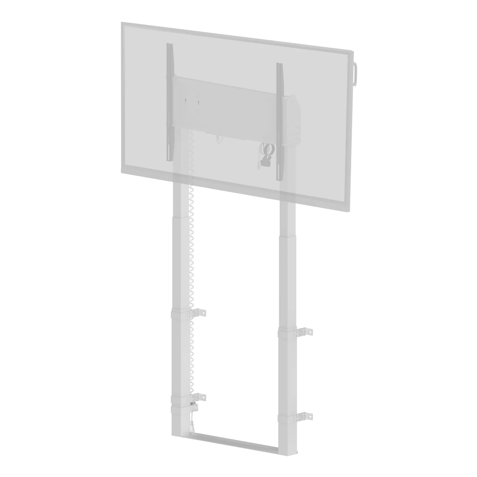 iiyama MD-WLIFT2031-W1 support d'écran plat pour bureau 2,67 m (105") Sol Blanc
