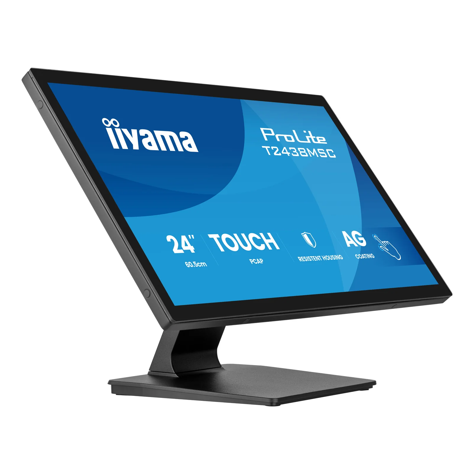 ProLite T2438MSC-B2 écran plat de PC 60,5 cm (23.8") 1920 x 1080 pixels Full HD LED Écran tactile Noir