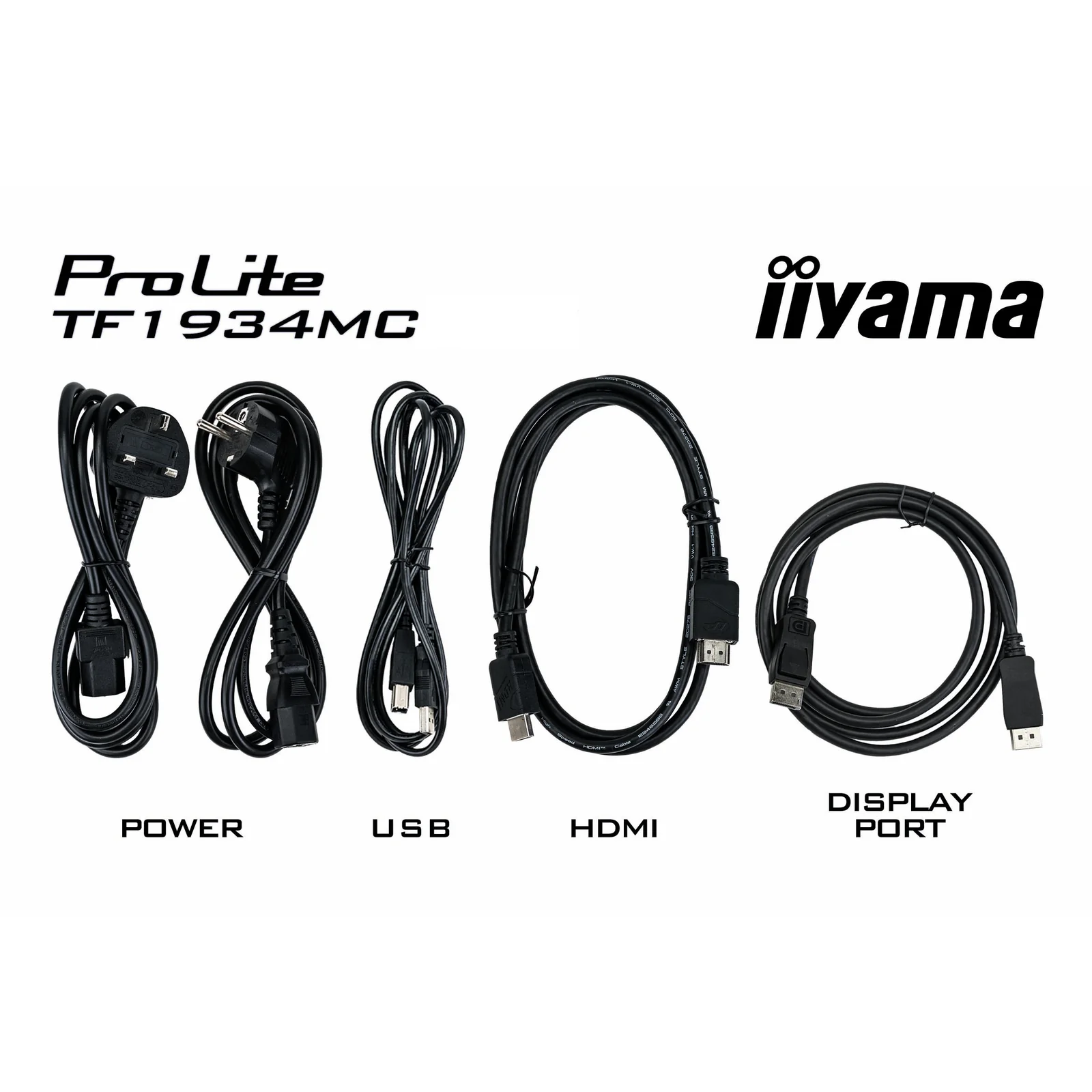 iiyama ProLite TF1934MC-B7X écran plat de PC 48,3 cm (19") 1280 x 1024 pixels SXGA LED Écran tactile Noir