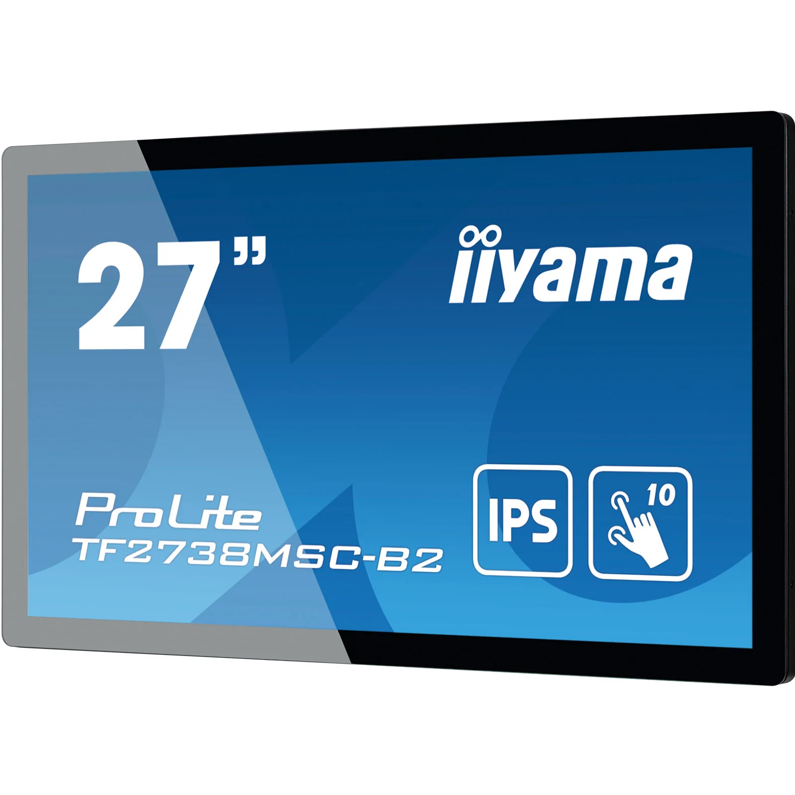 iiyama ProLite TF2738MSC-B2 écran plat de PC 68,6 cm (27") 1920 x 1080 pixels Full HD LED Écran tactile Multi-utilisateur Noir