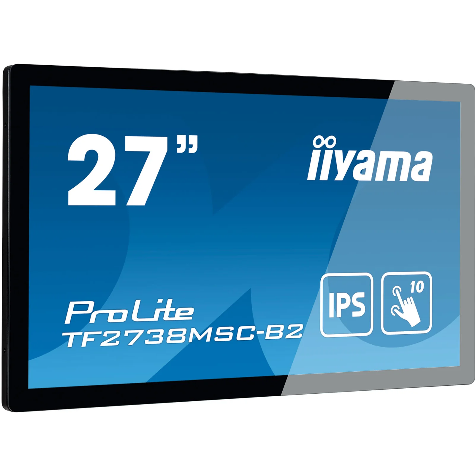 ProLite TF2738MSC-B2 écran plat de PC 68,6 cm (27") 1920 x 1080 pixels Full HD LED Écran tactile Multi-utilisateur Noir