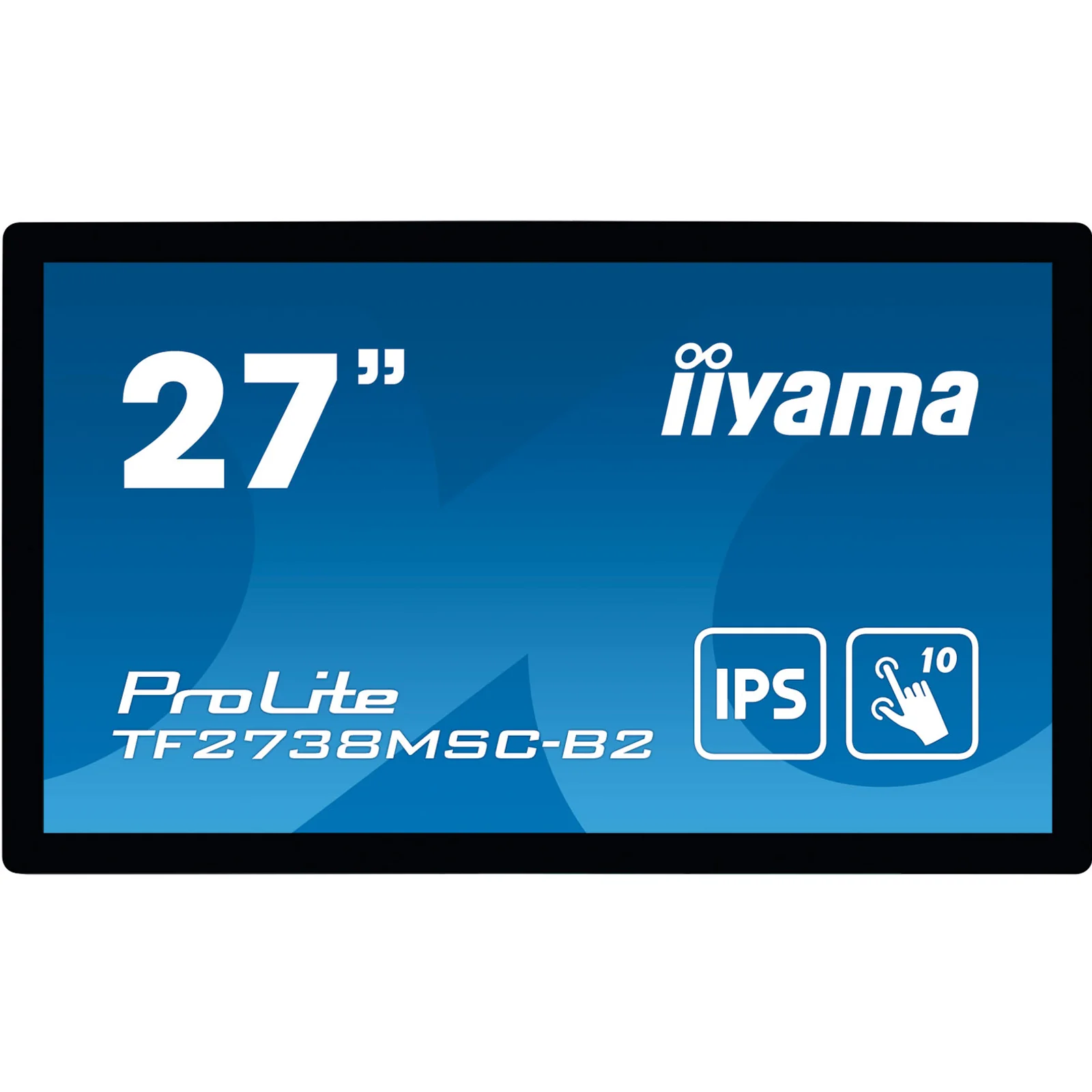 iiyama ProLite TF2738MSC-B2 écran plat de PC 68,6 cm (27") 1920 x 1080 pixels Full HD LED Écran tactile Multi-utilisateur Noir