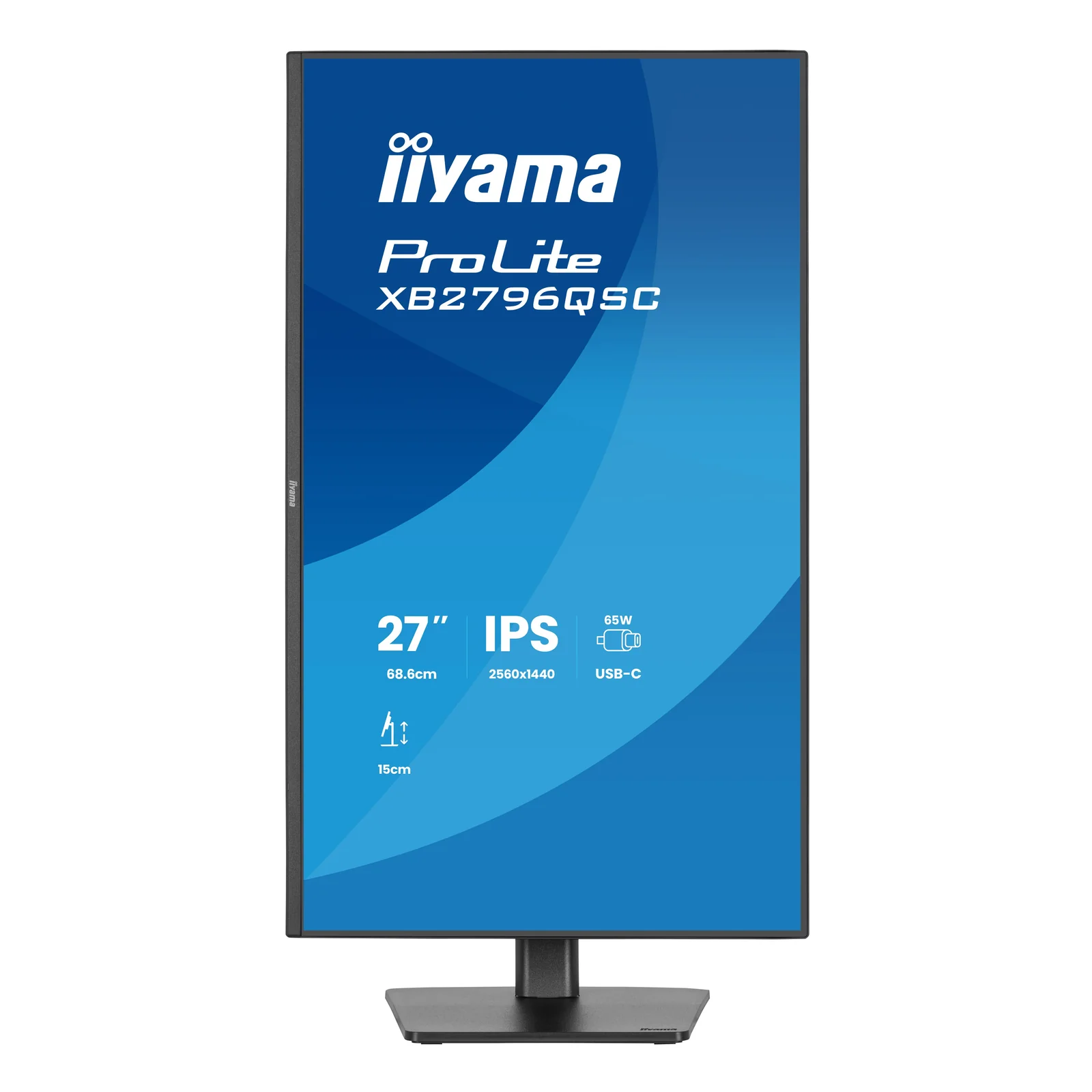 iiyama ProLite XB2796QSC-B1 écran plat de PC 68,6 cm (27") 2560 x 1440 pixels Quad HD LED Noir