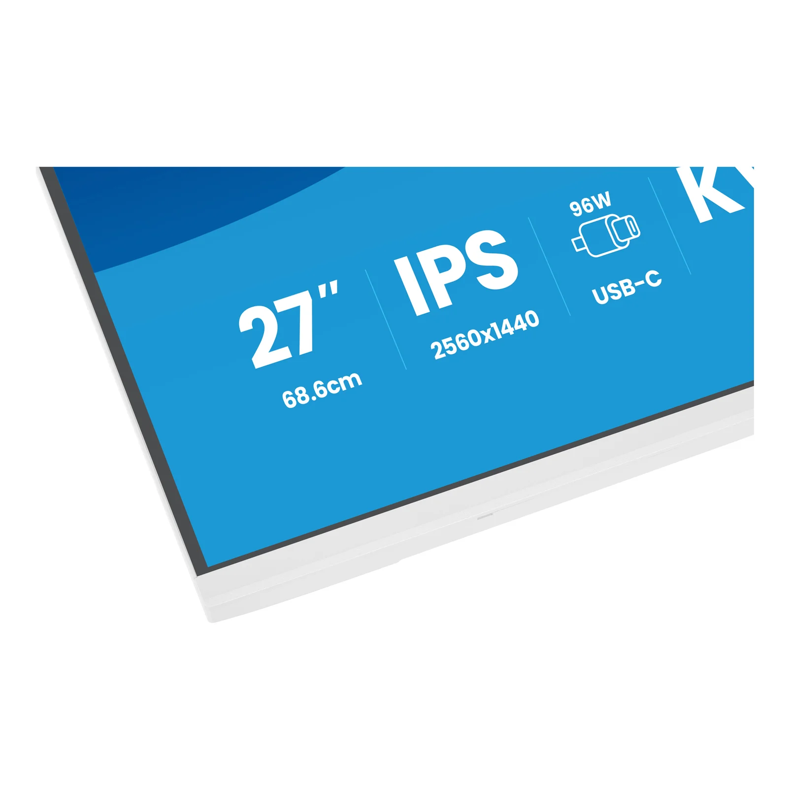 iiyama ProLite XB2797QSNP-W1 27" IPS LCD écran plat de PC 68,6 cm (27") 2560 x 1440 pixels Quad HD Blanc