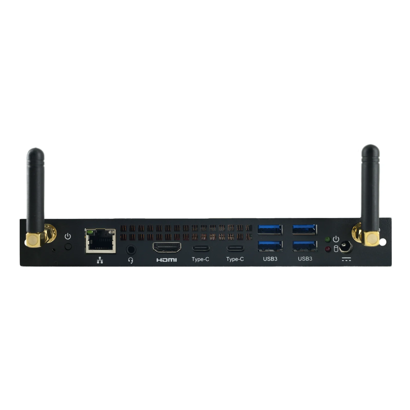 SDM31201BC-1L PC/poste de travail Intel® Core™ i3 i3-1220P 8 Go DDR4-SDRAM 256 Go SSD Windows 11 IoT Enterprise Mini PC Noir