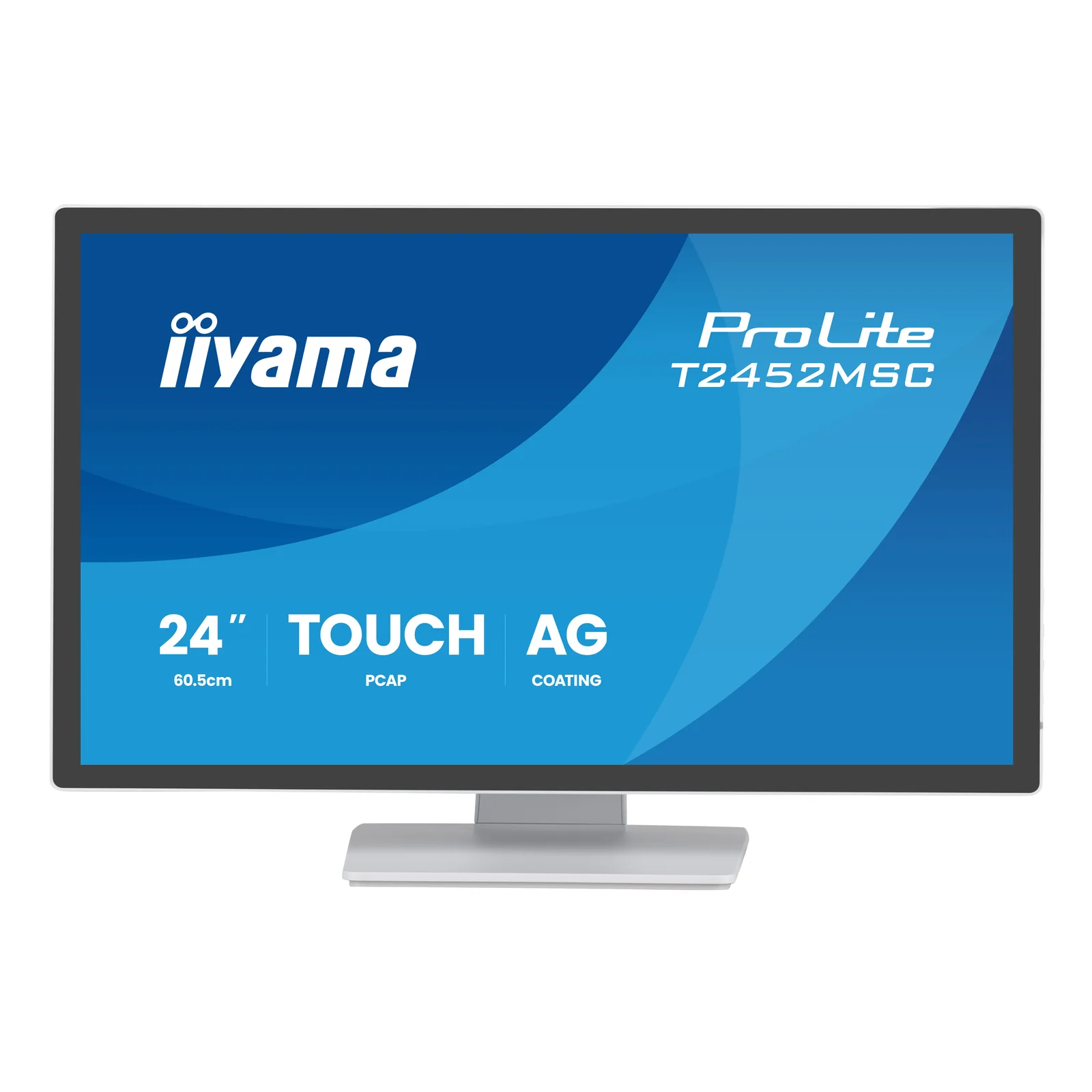 iiyama T2452MSC-W2AG écran plat de PC 61 cm (24") 1920 x 1080 pixels Full HD LED Écran tactile Blanc