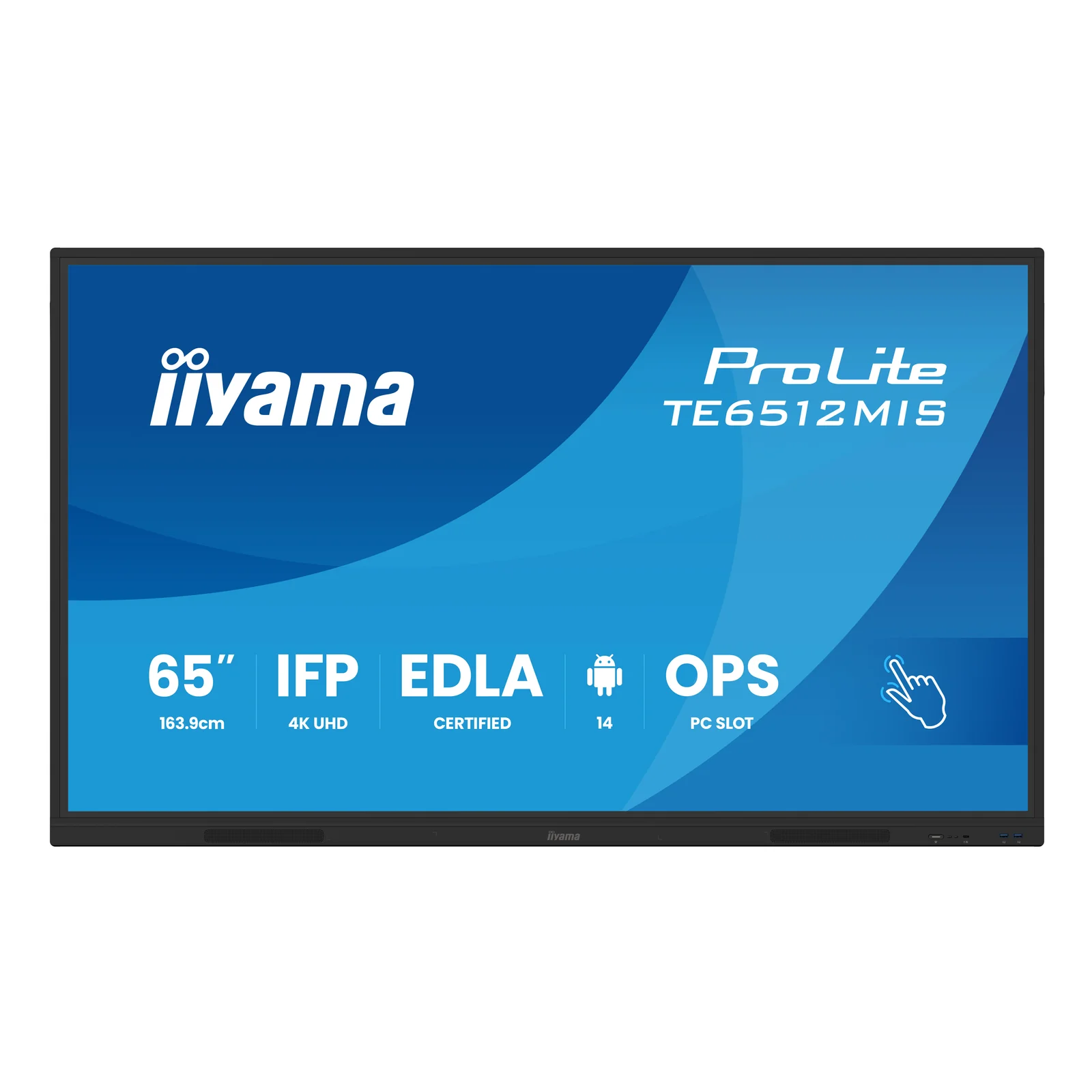 iiyama TE6512MIS-B4AG Écran d'affichage dynamique En forme de kiosk 165,1 cm (65") LCD Wifi 400 cd/m² 4K Ultra HD Noir Écran tactile Intégré dans le processeur Android 24/7