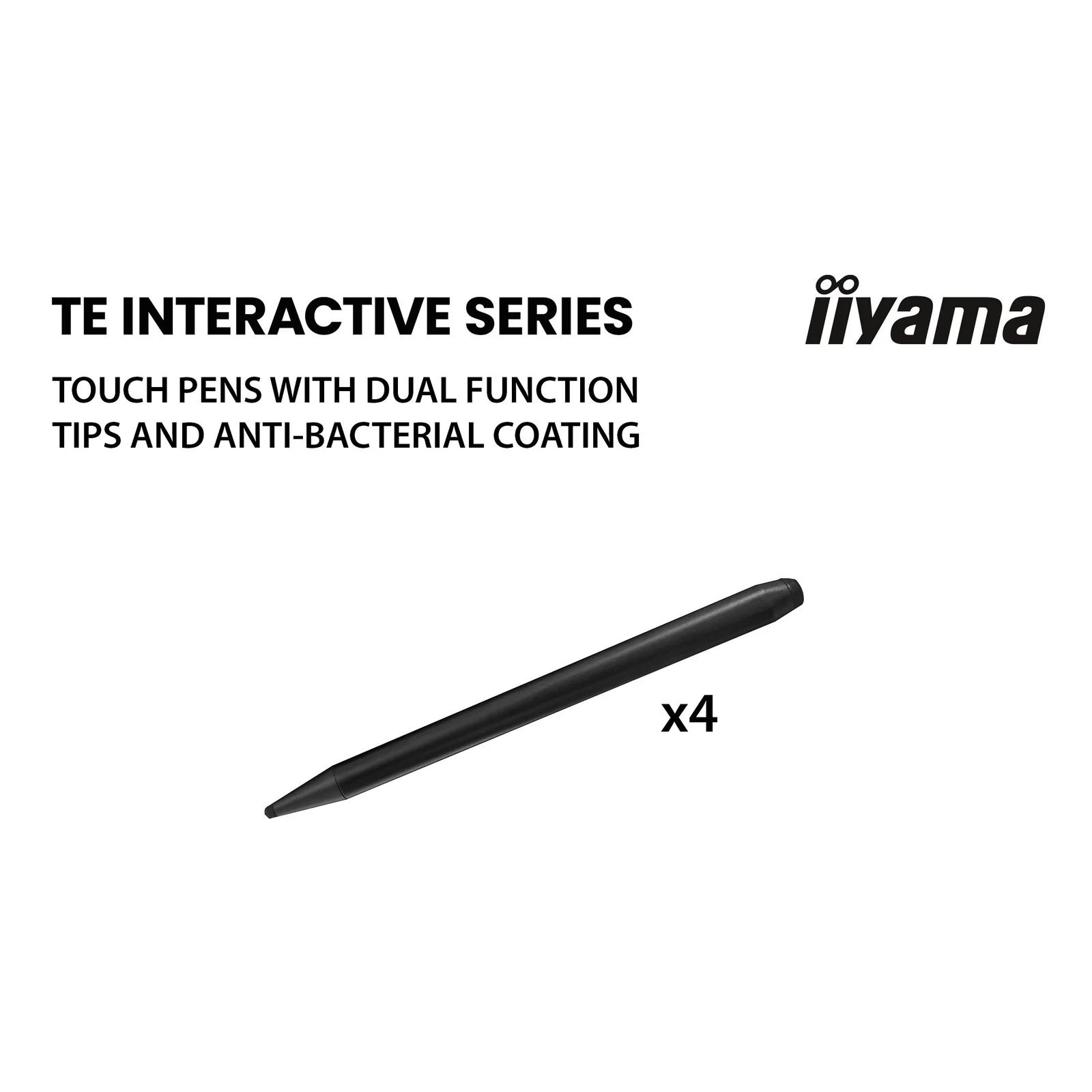 iiyama TE6513A-B1AG Écran d'affichage dynamique Écran plat interactif 163,8 cm (64.5") Wifi 500 cd/m² 4K Ultra HD Noir Écran tactile Intégré dans le processeur Android 18/7