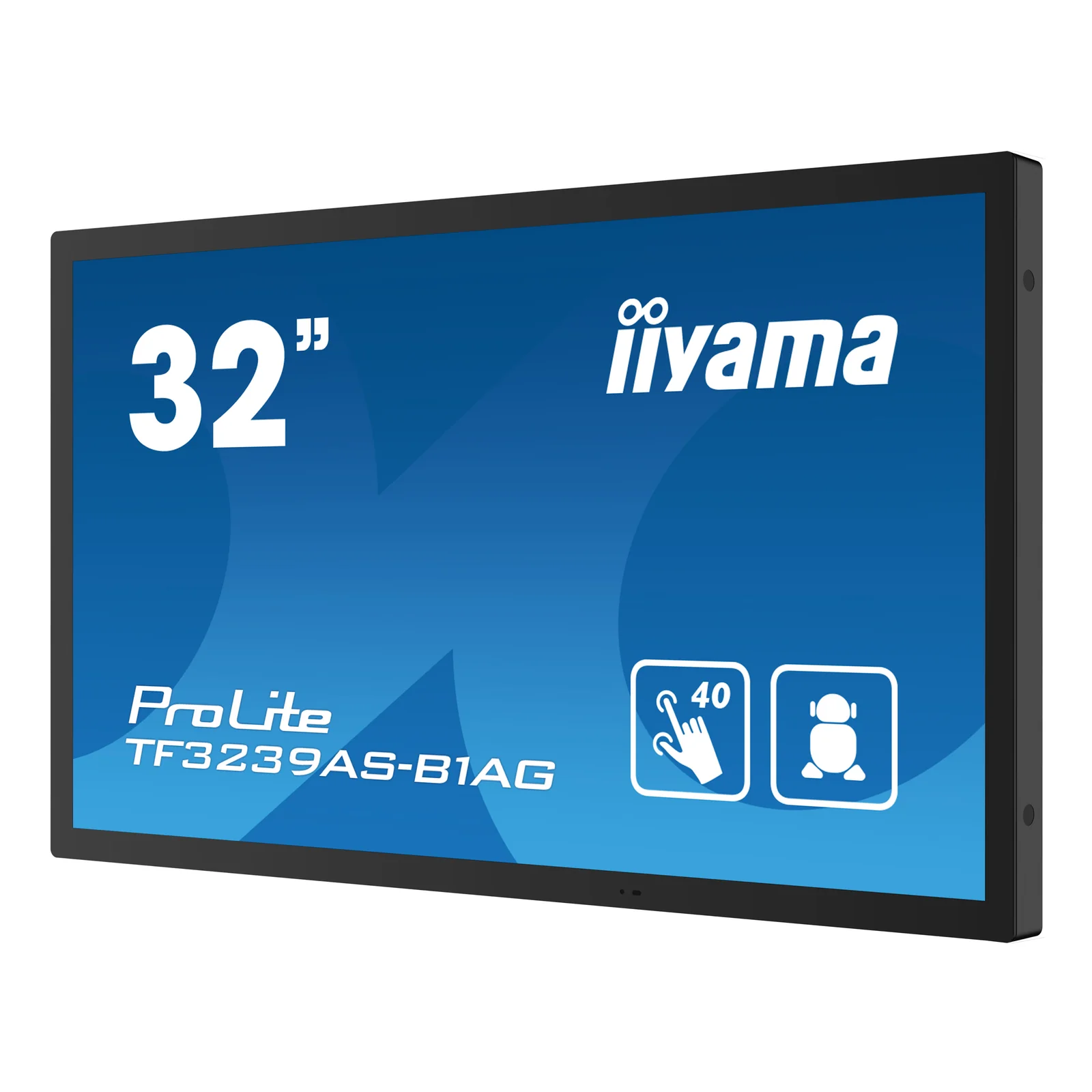 iiyama TF3239AS-B1AG écran plat de PC 80 cm (31.5") 1920 x 1080 pixels Full HD LED Écran tactile Noir