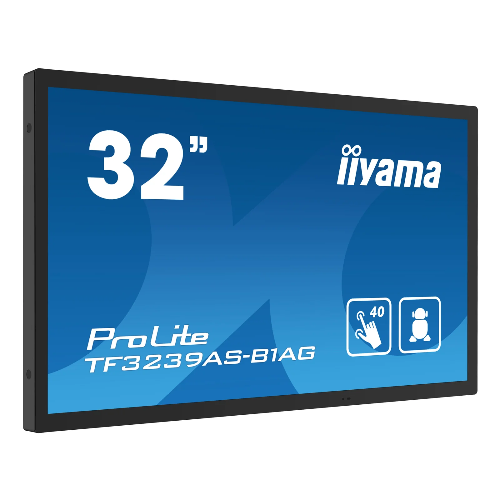 iiyama TF3239AS-B1AG écran plat de PC 80 cm (31.5") 1920 x 1080 pixels Full HD LED Écran tactile Noir