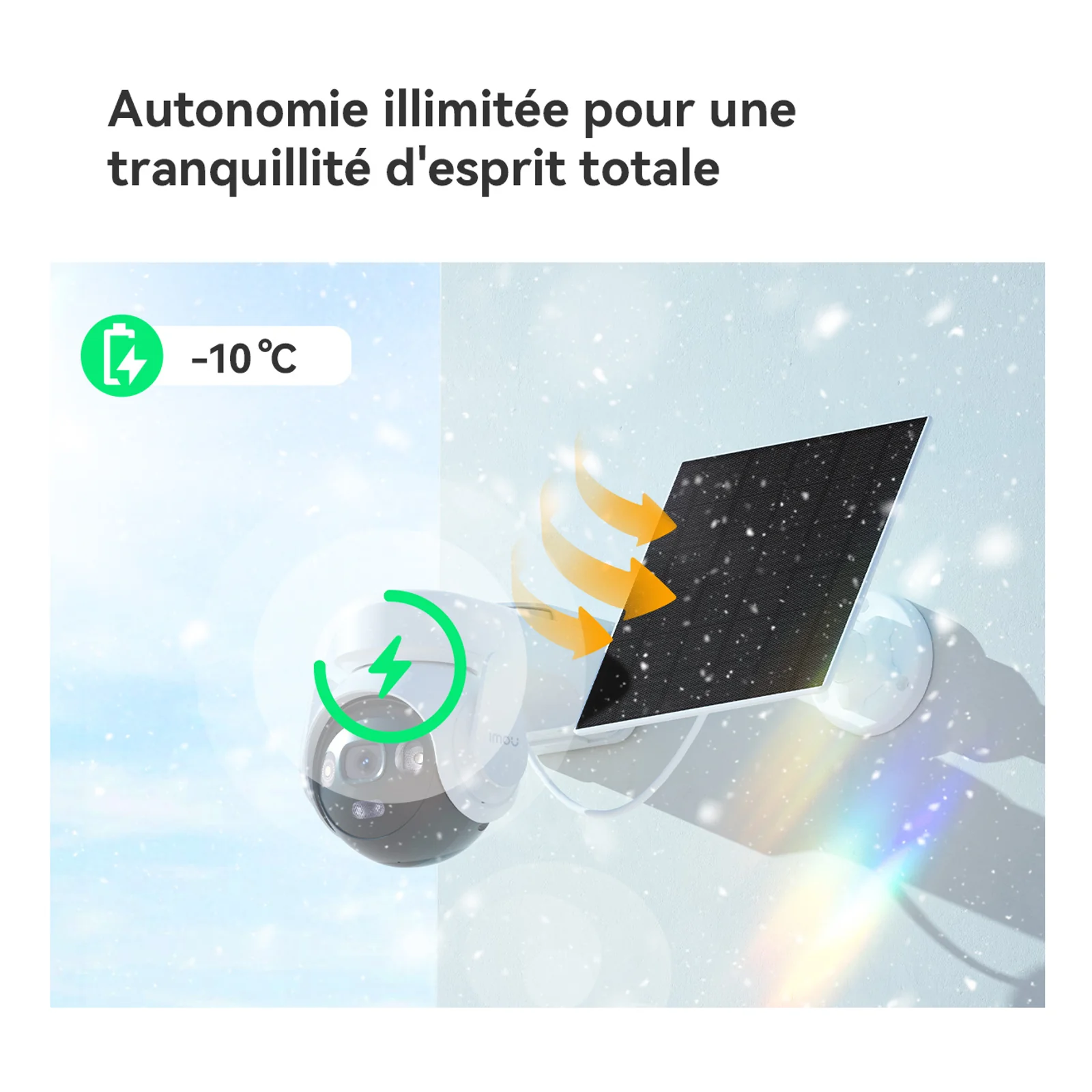 Imou AOV PT 5MP Tourelle Caméra de sécurité IP Extérieure 2880 x 1620 pixels Mur