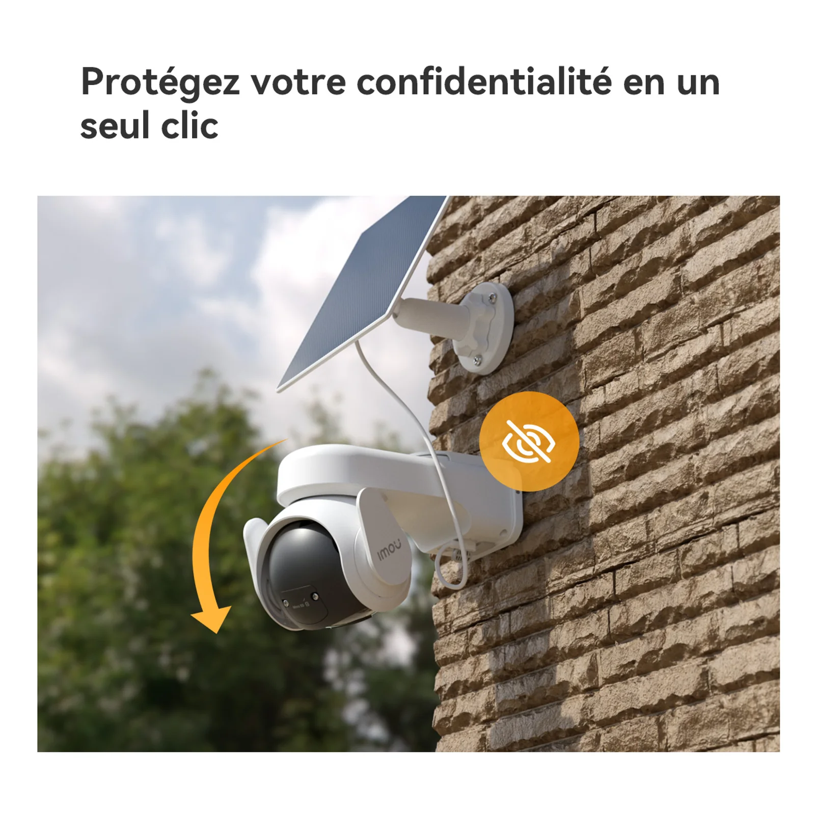 Imou AOV PT 5MP Tourelle Caméra de sécurité IP Extérieure 2880 x 1620 pixels Mur