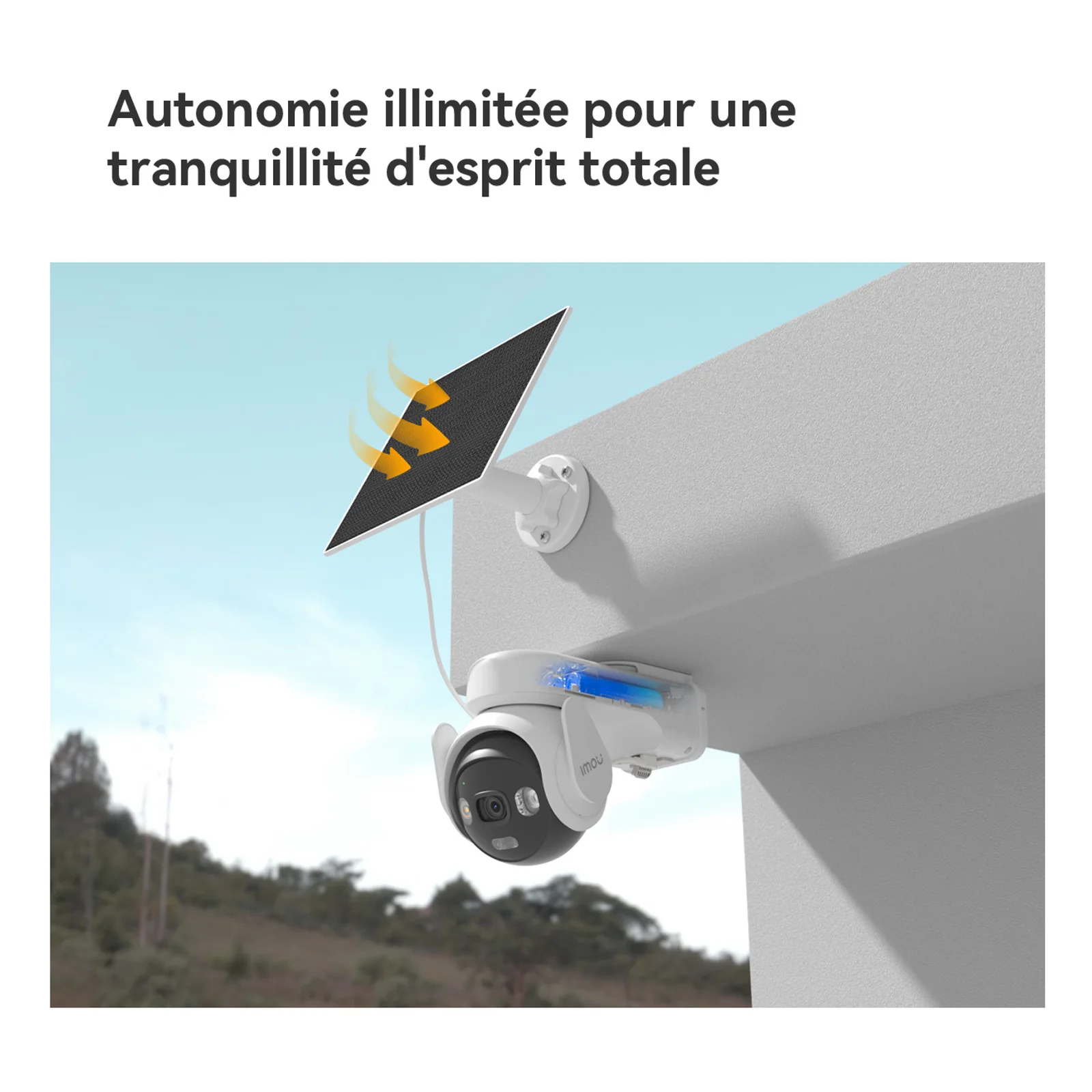 Imou AOV PT 5MP Tourelle Caméra de sécurité IP Extérieure 2880 x 1620 pixels Mur