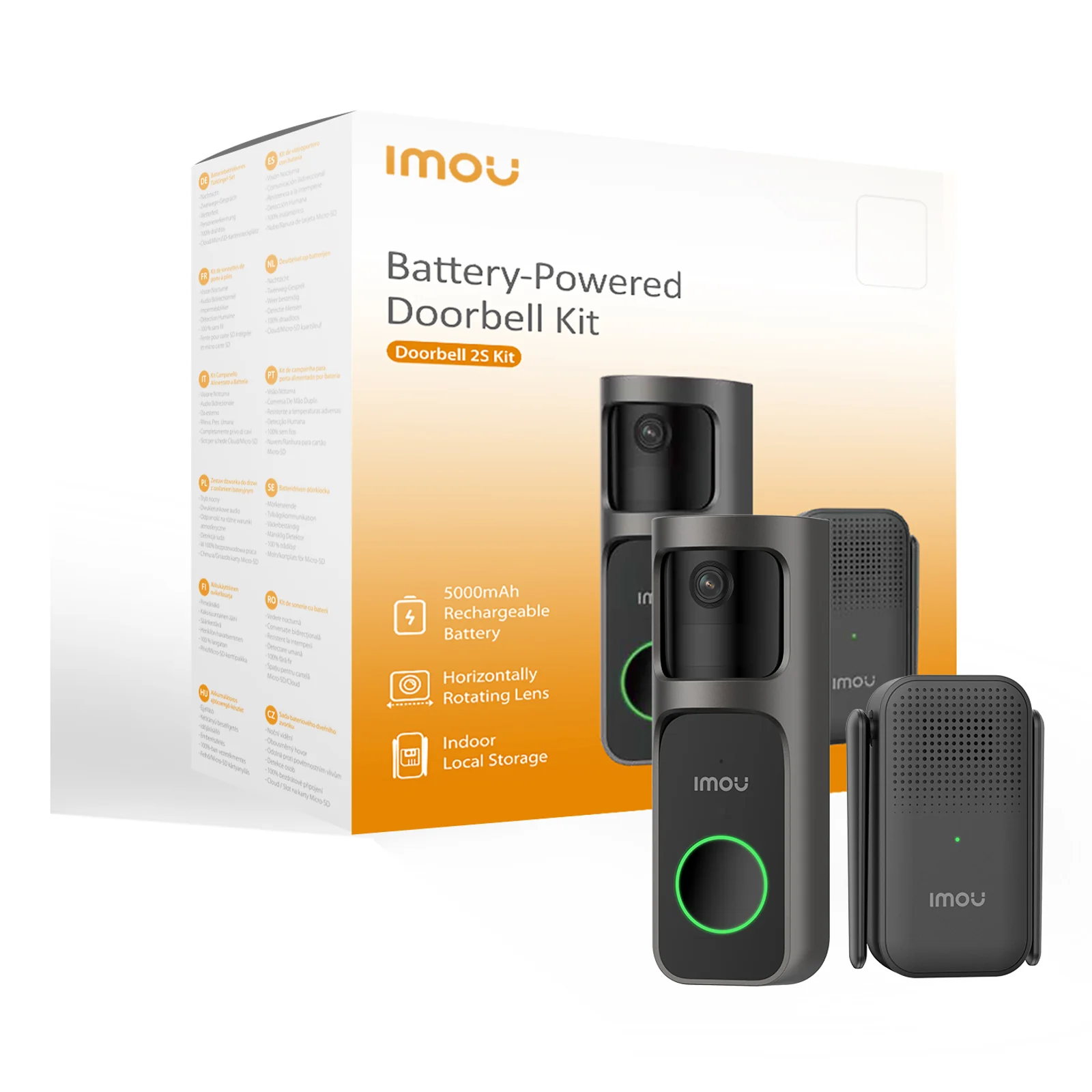 Imou Doorbell 2S Kit Noir