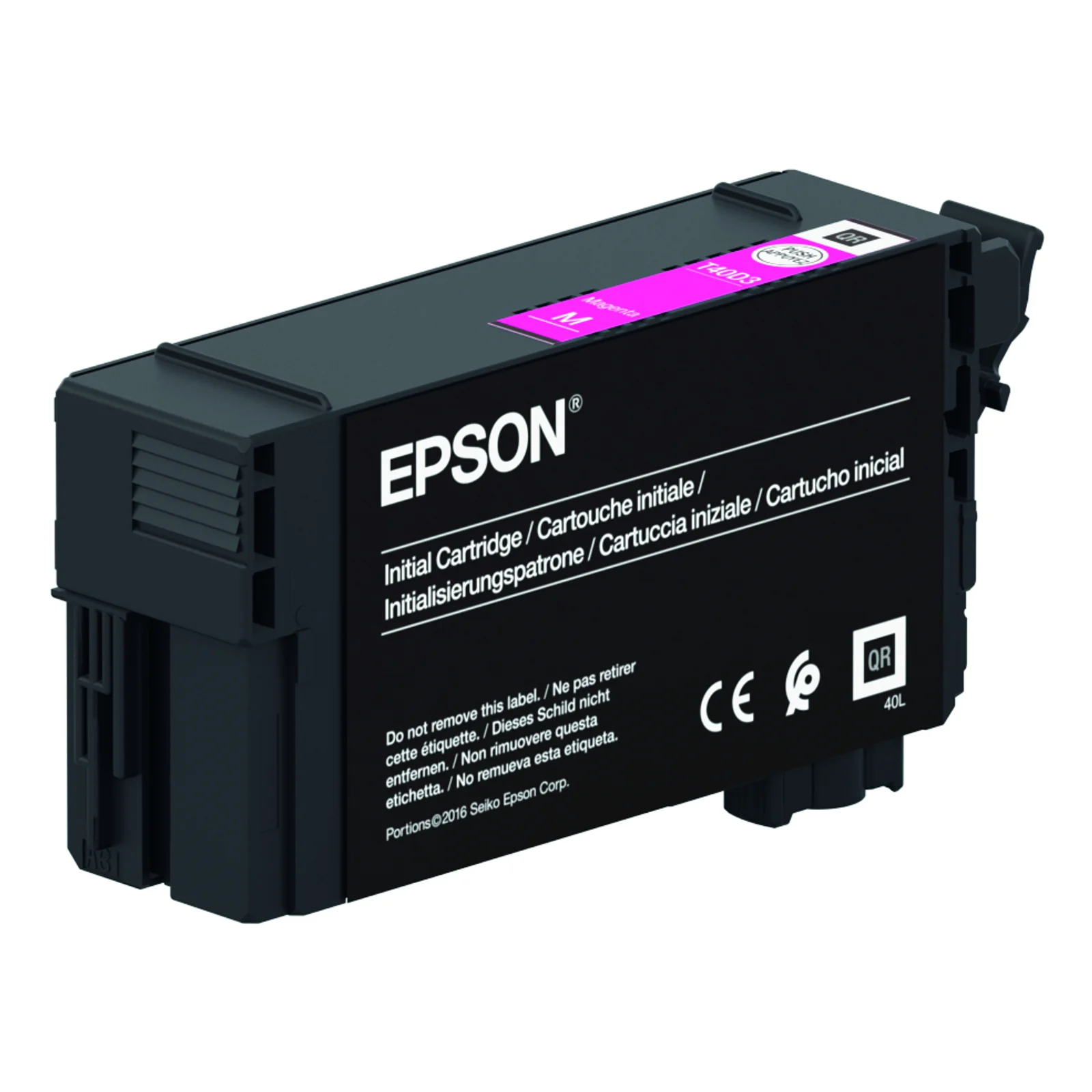 Cartouche initiale Epson UltraChrome XD2 magenta T40D3 pour SureColor SC-T2100
