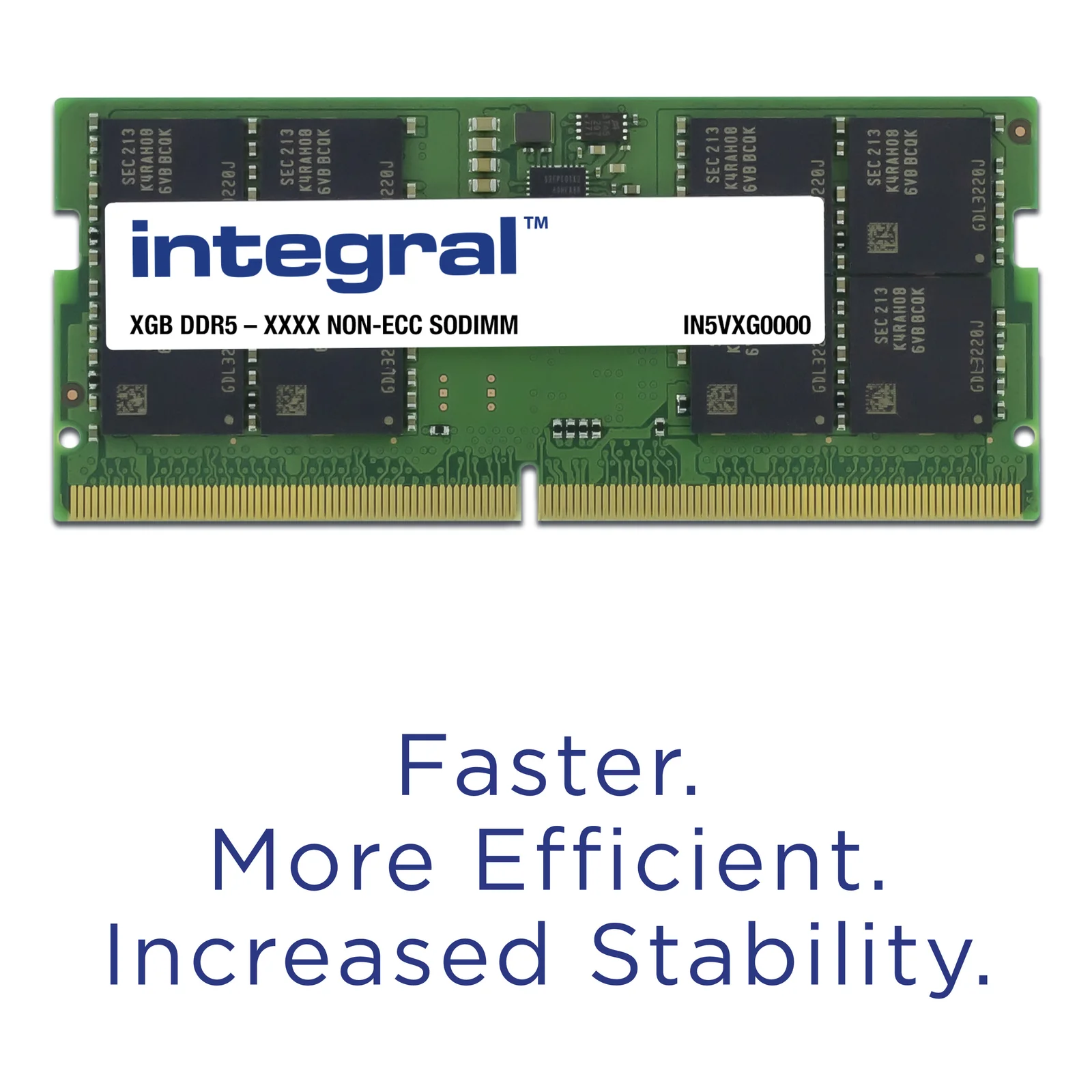Integral IN5V16GNJRDX module de mémoire 16 Go 1 x 16 Go DDR5 262-pin SO-DIMM