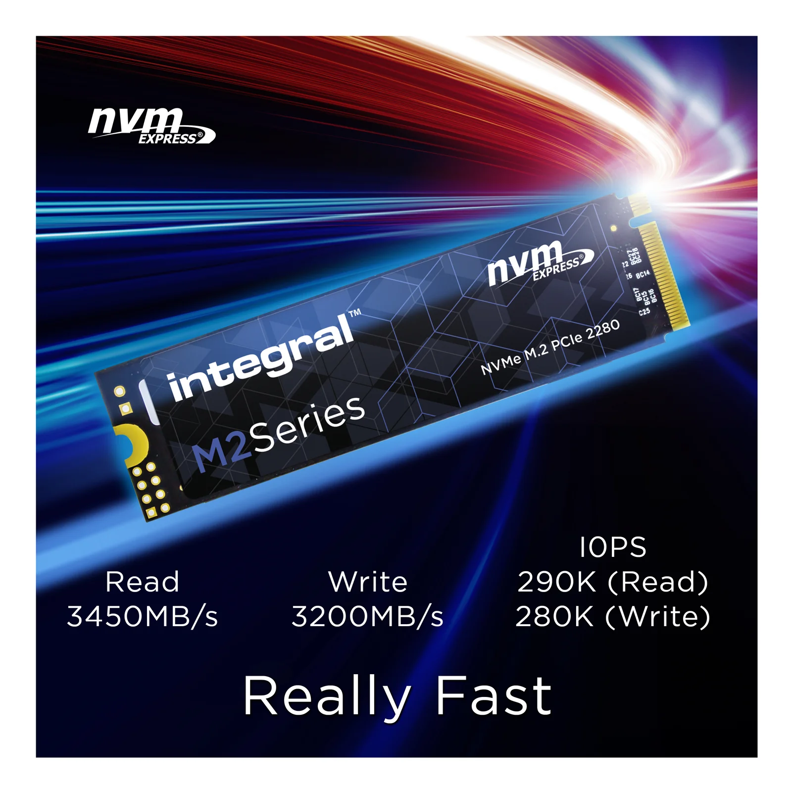 Integral INSSD512GM280NM2 disque SSD 512 Go M.2 PCI Express 3.1 NVMe 3D TLC