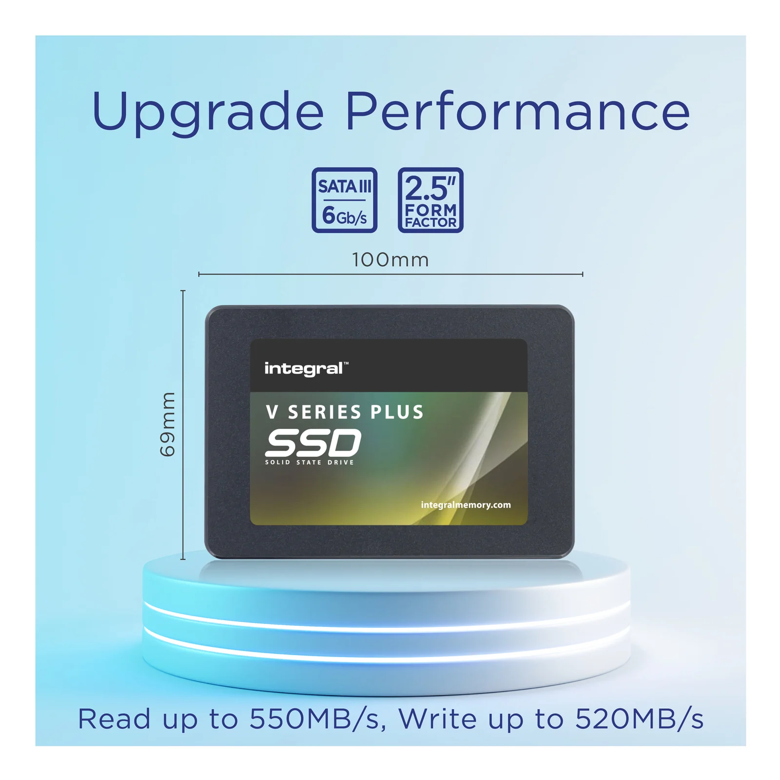Integral INSSD512GS625V2P disque SSD 512 Go 2.5" Série ATA III TLC