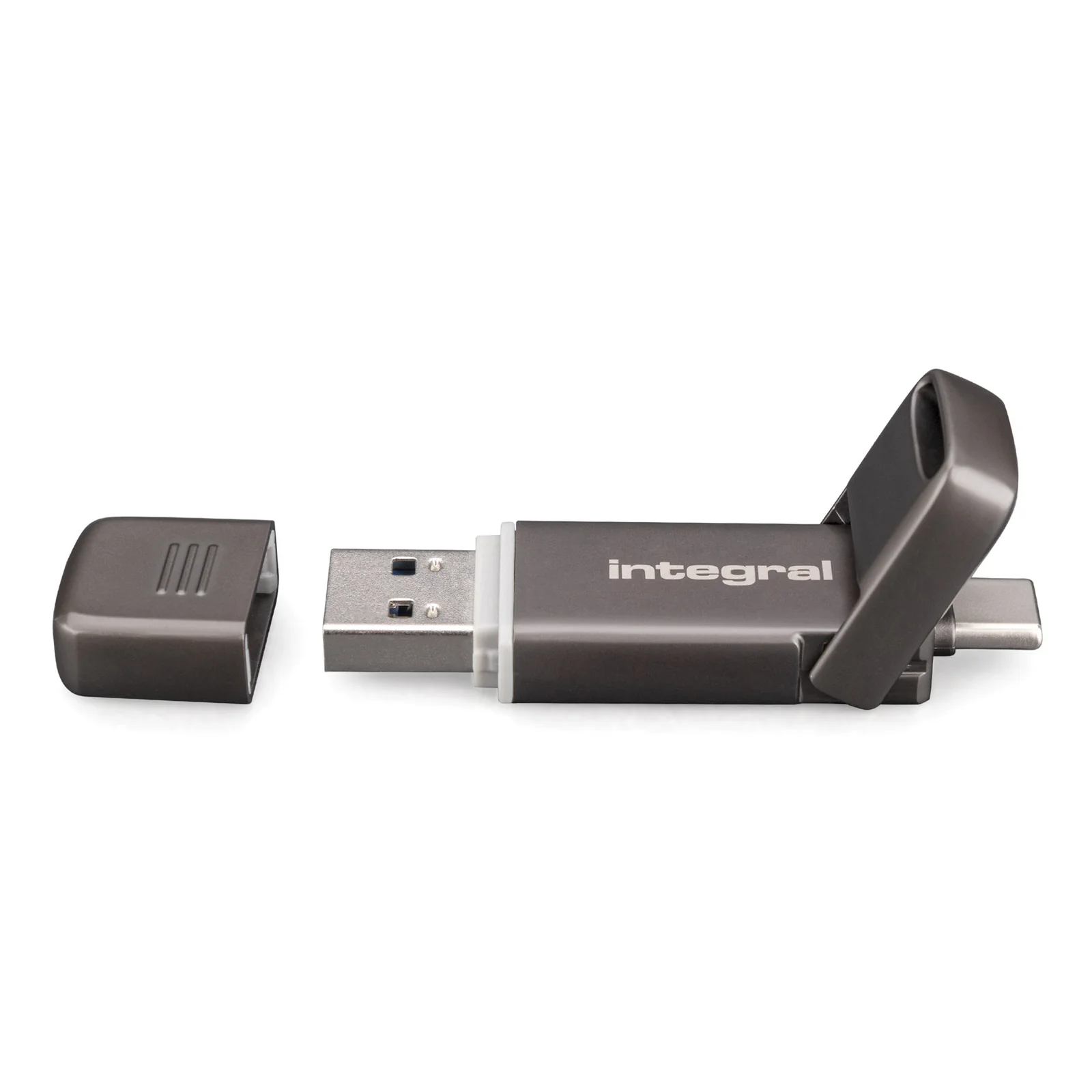 INUSSD128GBSLIMXDL3.2 lecteur à circuits intégrés externe 128 Go USB 3.2 Gen 2x2