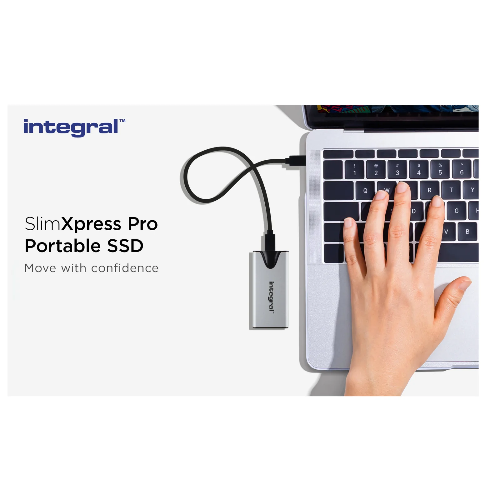 SlimXpress Pro INSSD1TPORT3.2SLIMXS lecteur à circuits intégrés externe 1 To USB 3.2 Gen 2x2