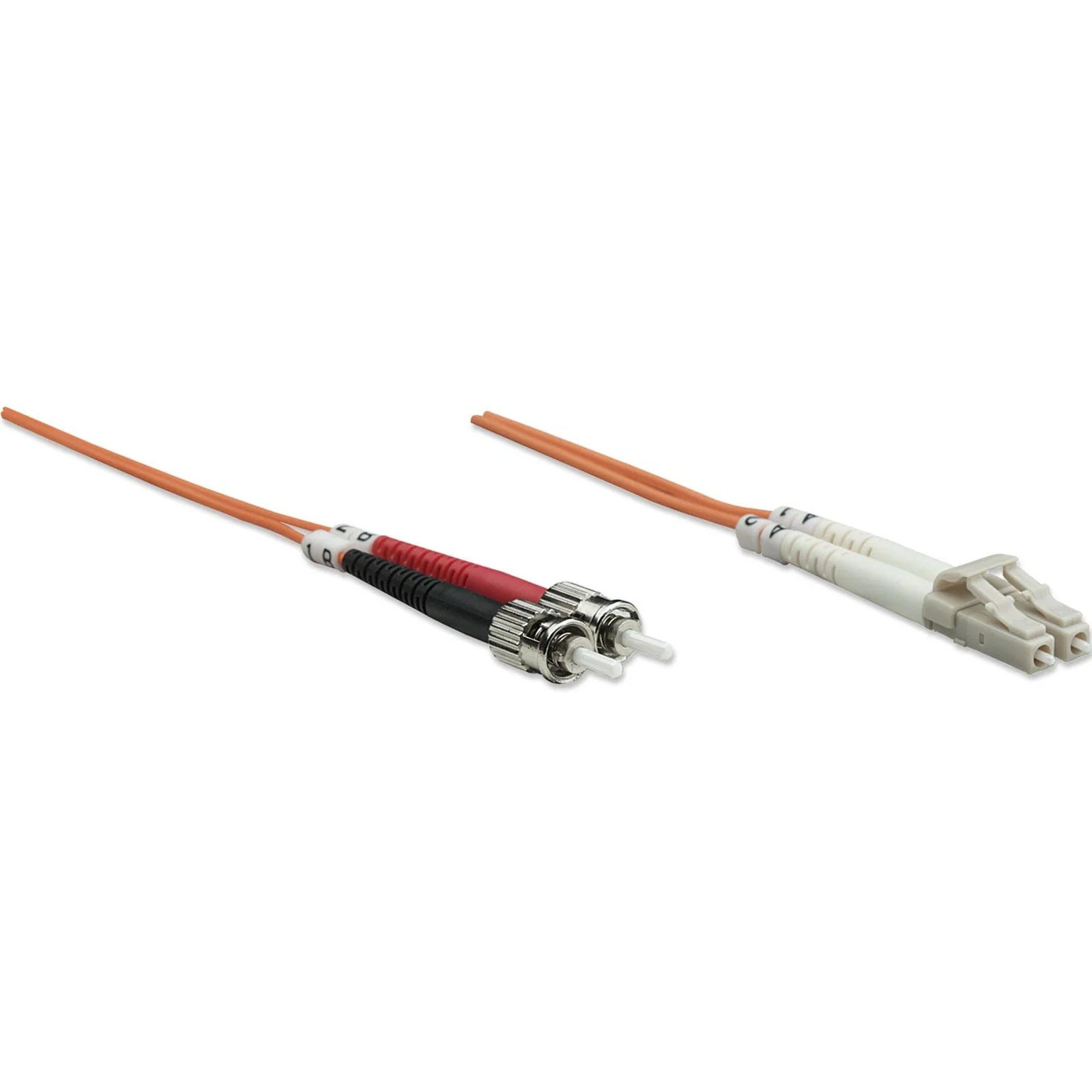 Intellinet 1.0m LC-ST M/M câble InfiniBand et à fibres optiques 1 m Orange