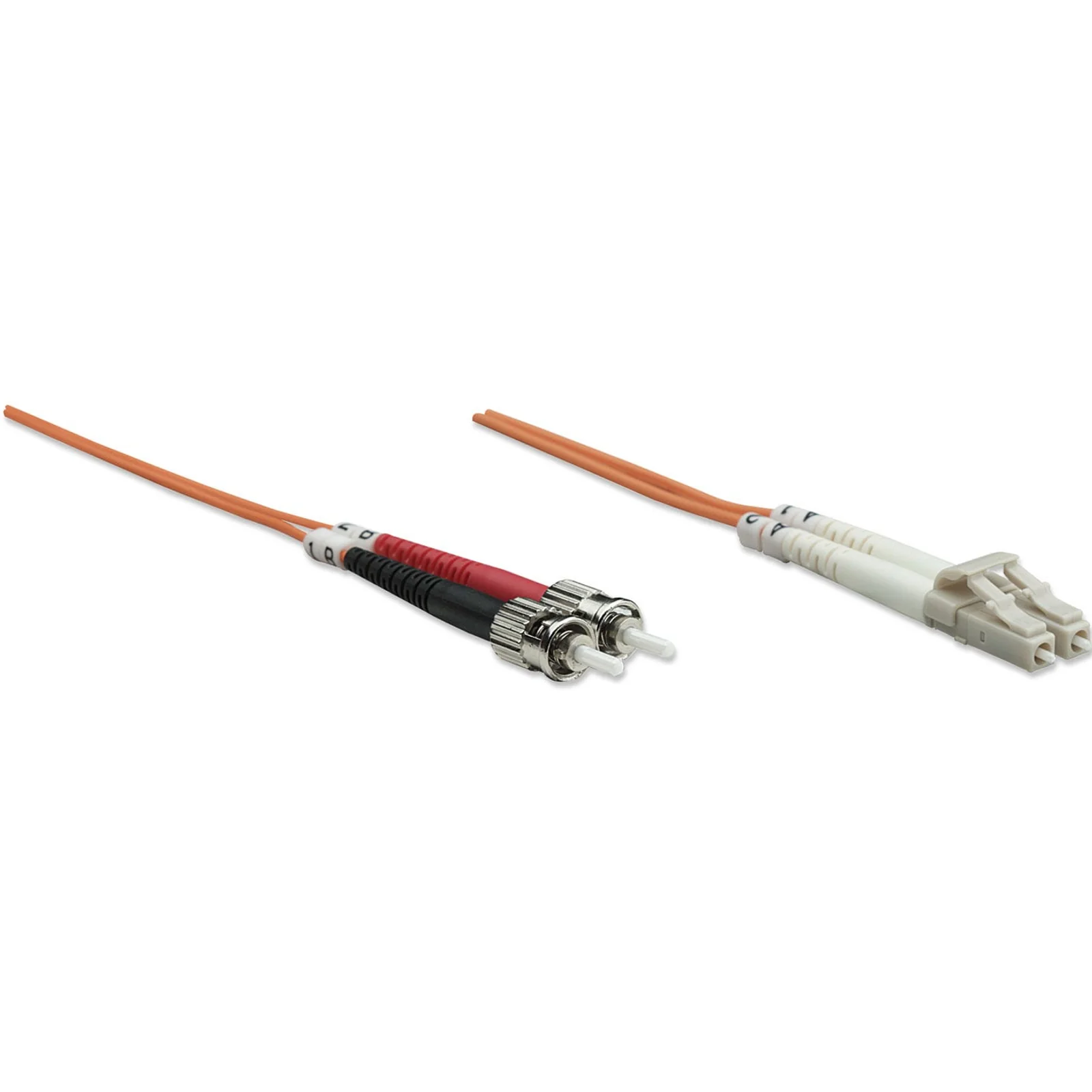 Intellinet 3.0m LC-ST M/M câble InfiniBand et à fibres optiques 3 m Orange