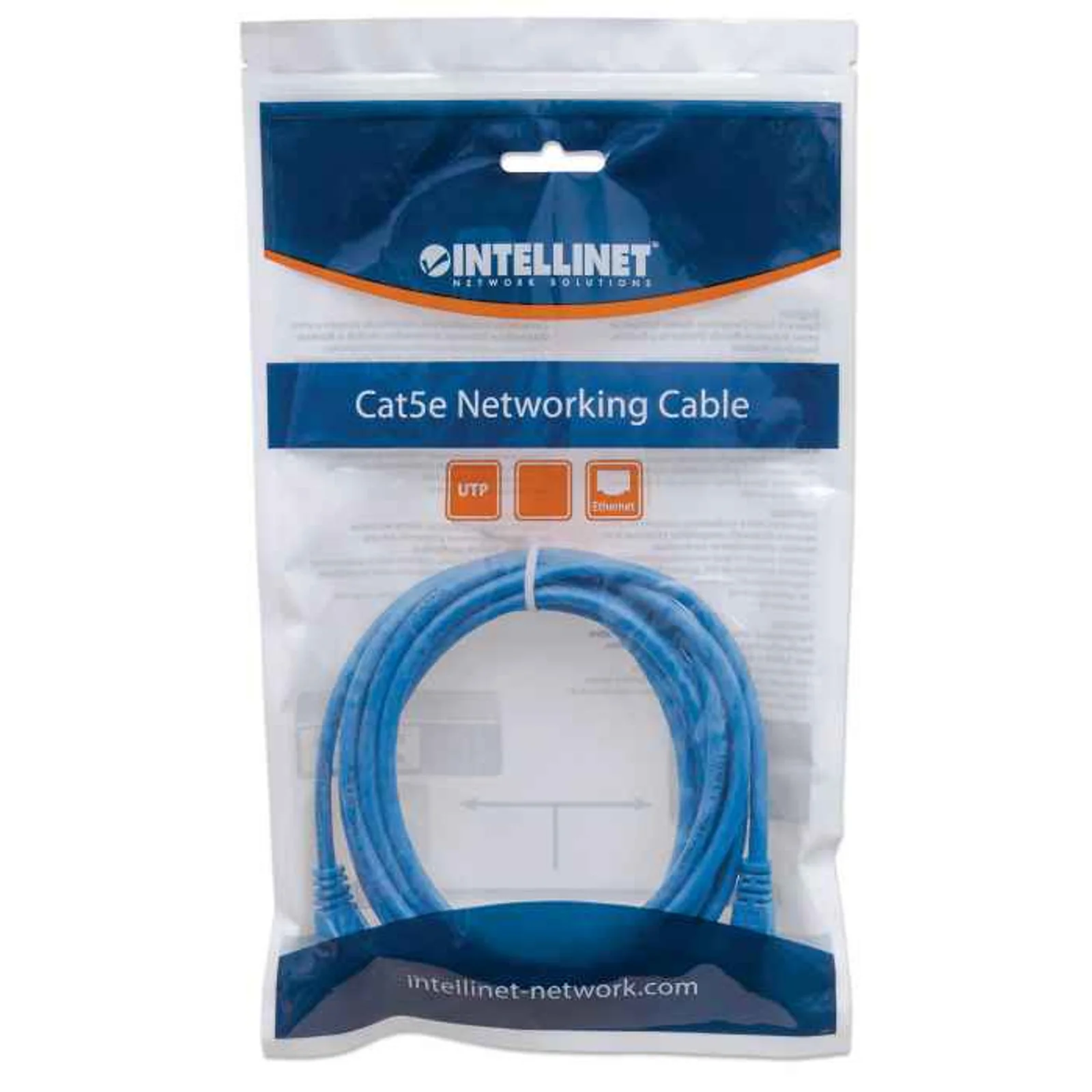 Intellinet 343305 câble de réseau Bleu 5 m Cat6 U/UTP (UTP)