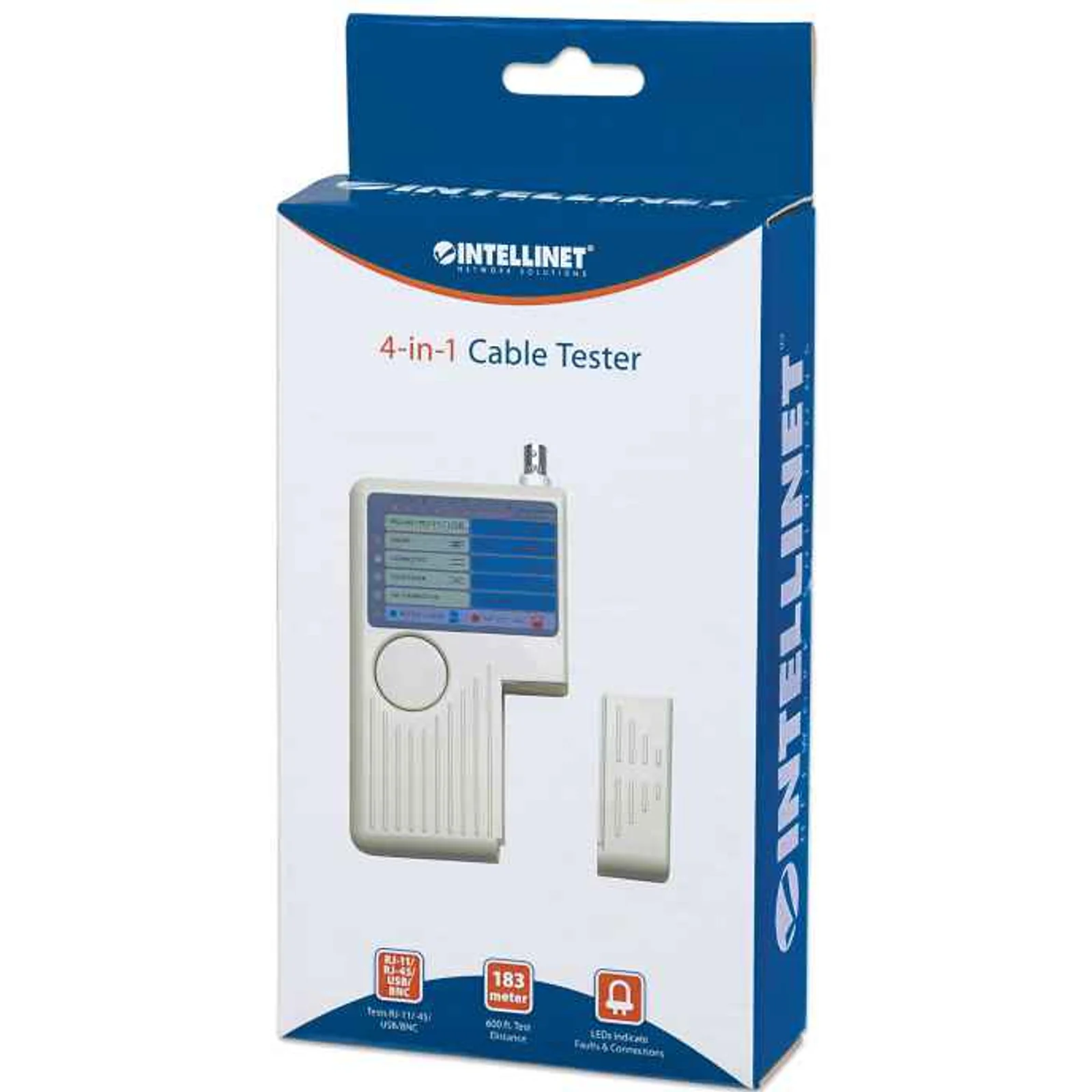 Intellinet 351911 testeur de câble réseau Beige