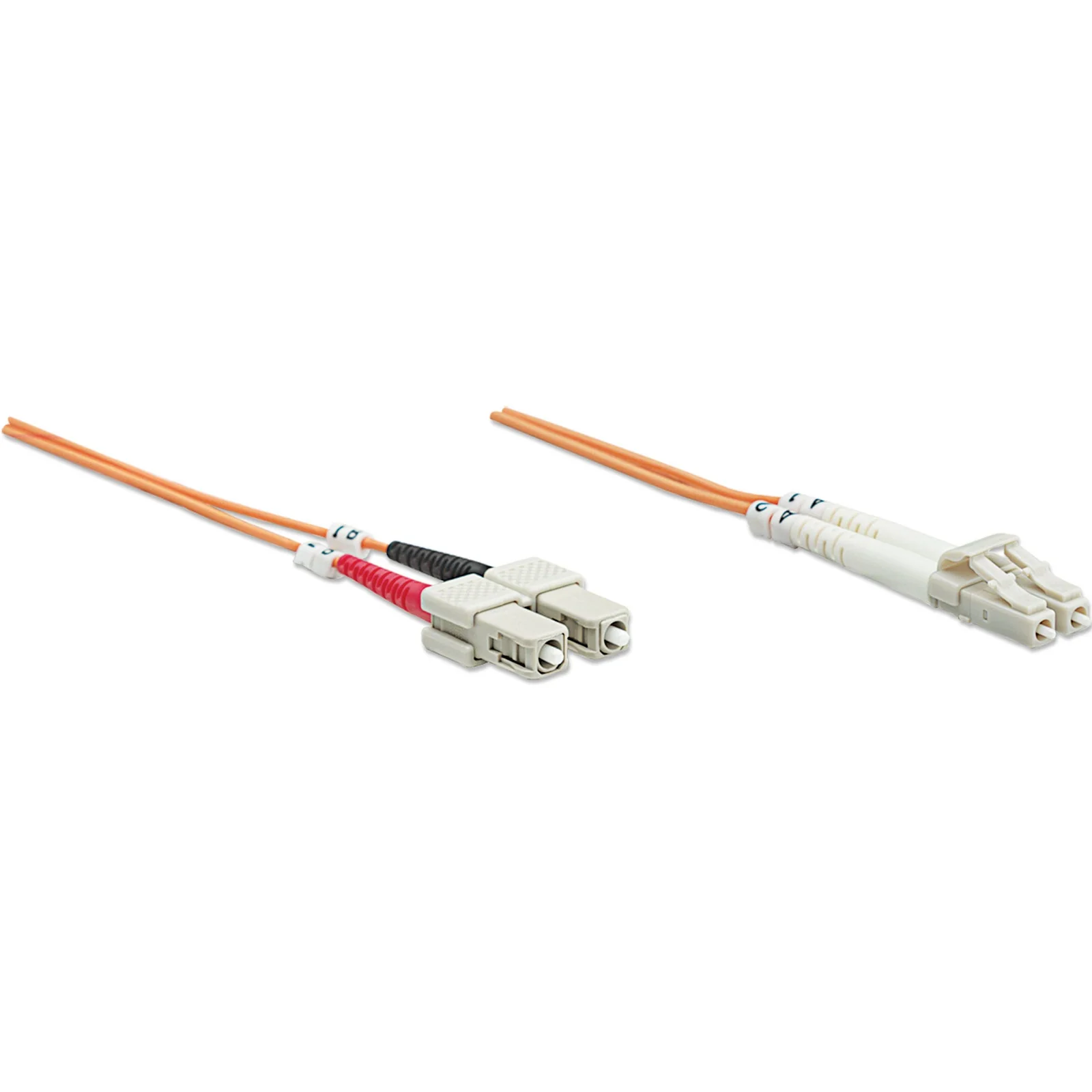 Intellinet 5.0m LC-SC M/M câble InfiniBand et à fibres optiques 5 m Orange