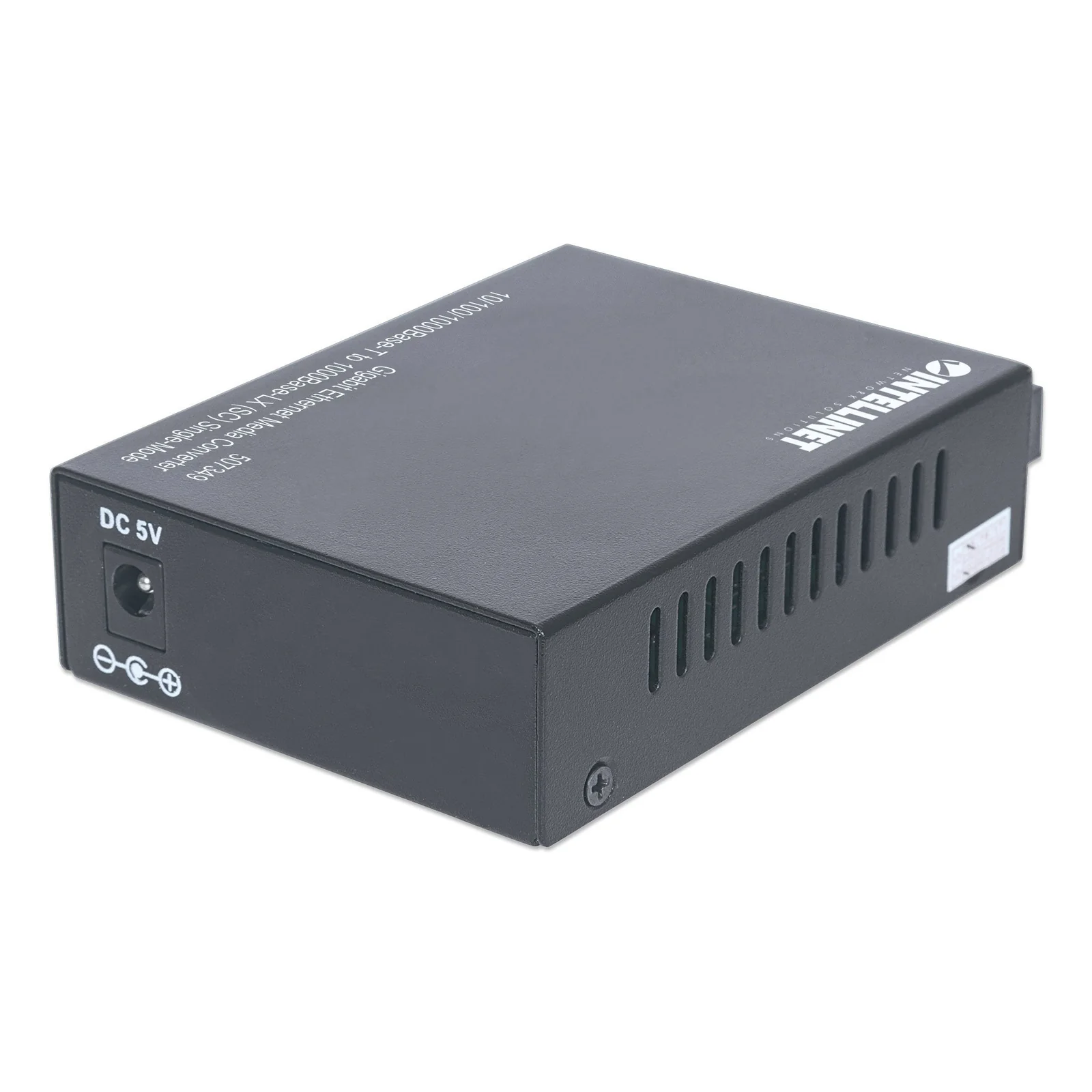 Intellinet 507349 convertisseur de support réseau 1000 Mbit/s 1310 nm Monomode Noir